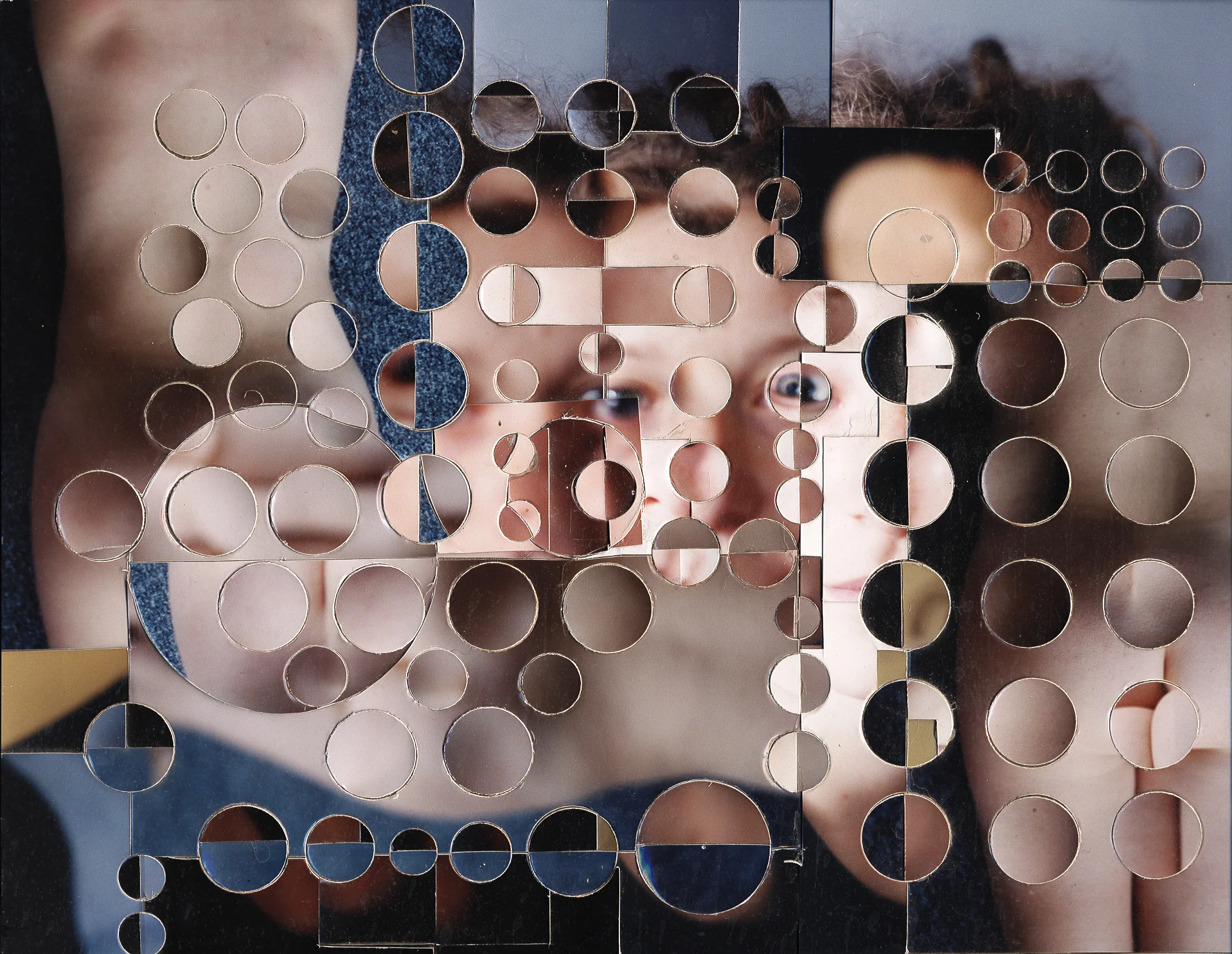Amélie photogrphie découpée 2002
