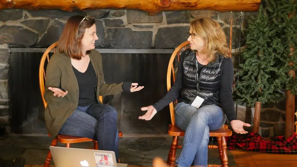 Tangerine Partners Amy Hobby and Anne Hubbell discuss taking a meeting at the Stowe Story Labs' May 2016 Writers' Retreat