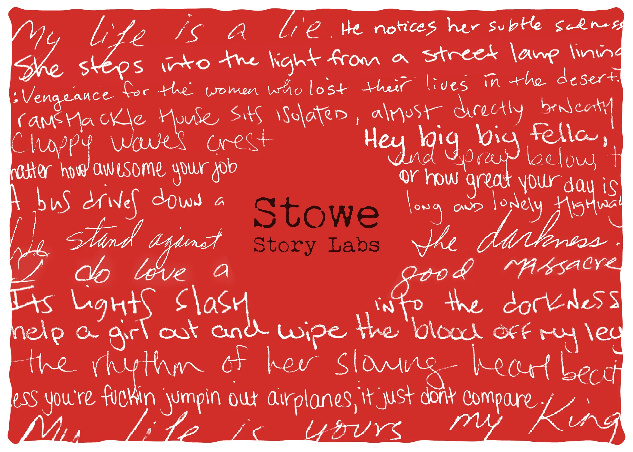 2018 Stowe Story Labs Postcard, design by Jen West