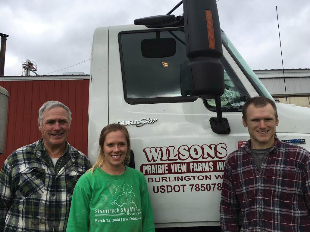 Two generations at Wilson’s Prairie View Farm (Left to right) Scott Wilson, Owner Anna Rothering, Farm Manager & Animal Research Operations Alex Wilson, Farm Manager & Nutrition For more information about Wilson’s Prairie View Farm and Wilson Farm Meats, please visit: www.wilsonfarmmeats.com