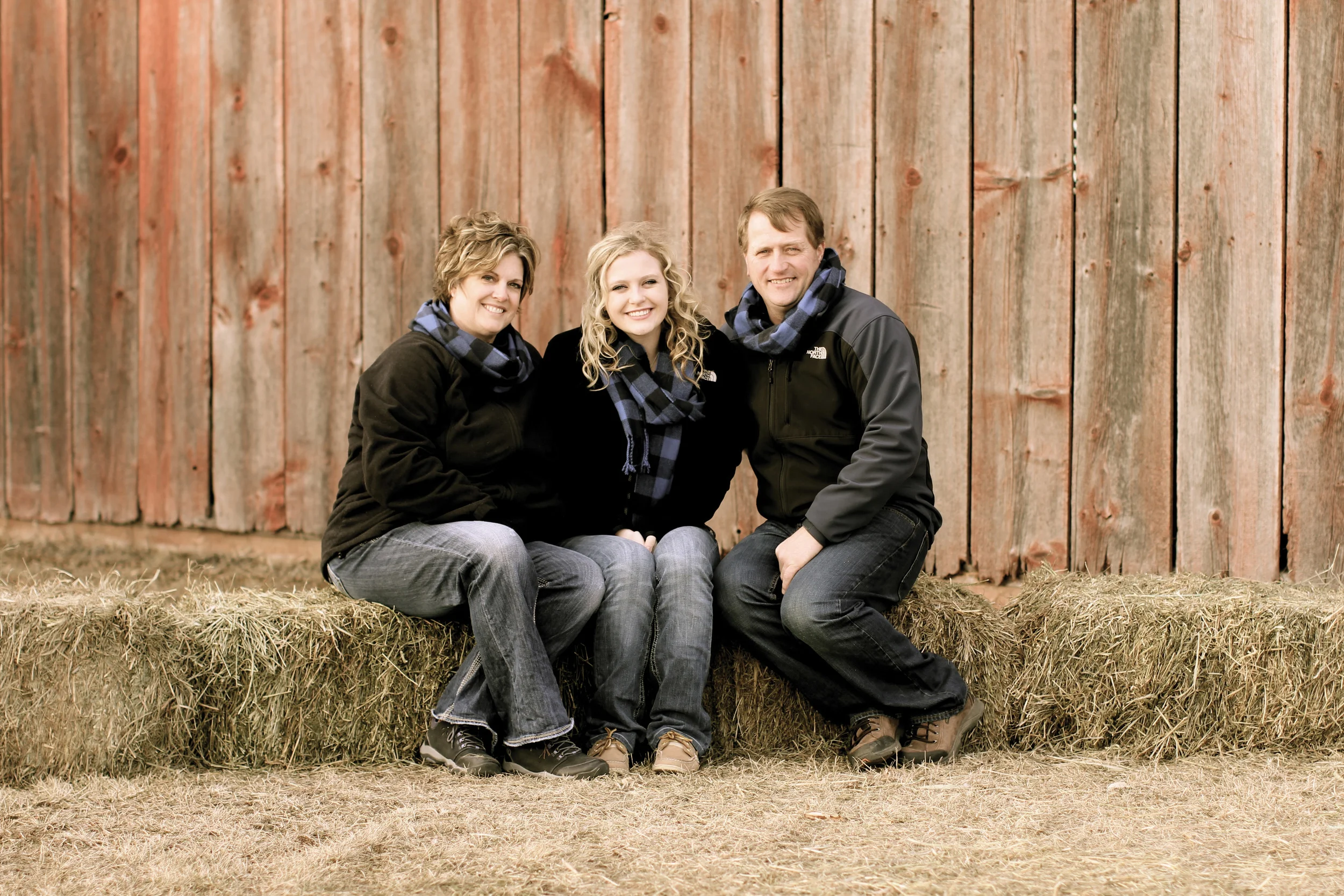 Mark and Amy Beisbier with their daughter Kori To contact Badger Pork, LLC, call Mark Beisbier at (608) 393-9862