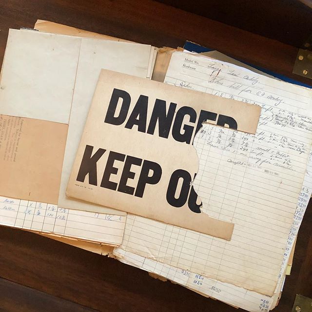 You do what you have to do. Every old folder I sort through gives me the inspiration I need to keep going.  Safety signs, a dime a dozen, patterns cut from them by the masters before me, Priceless #keepingcraftsmanshipalive #virginiacraftsmen #furnit