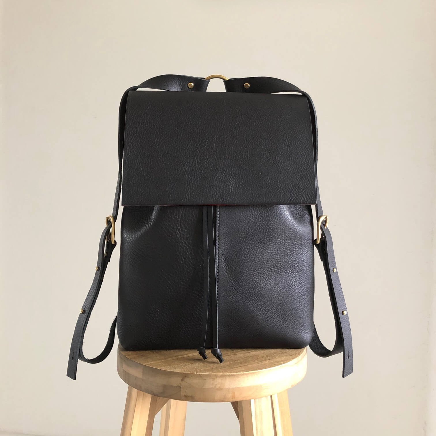 CARV sustainable leather backpack handmade in the UK.