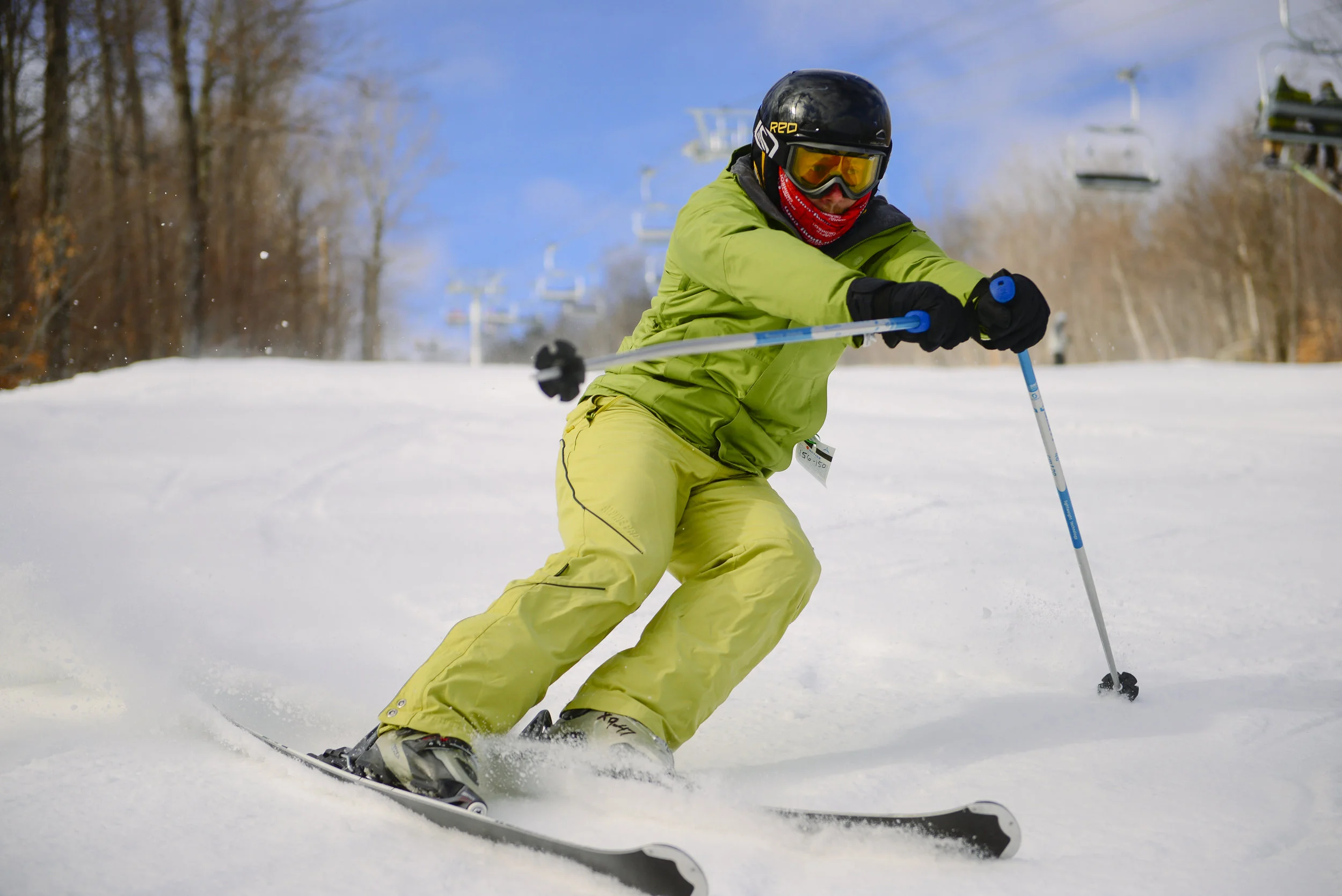 Skier at Gore Mountain