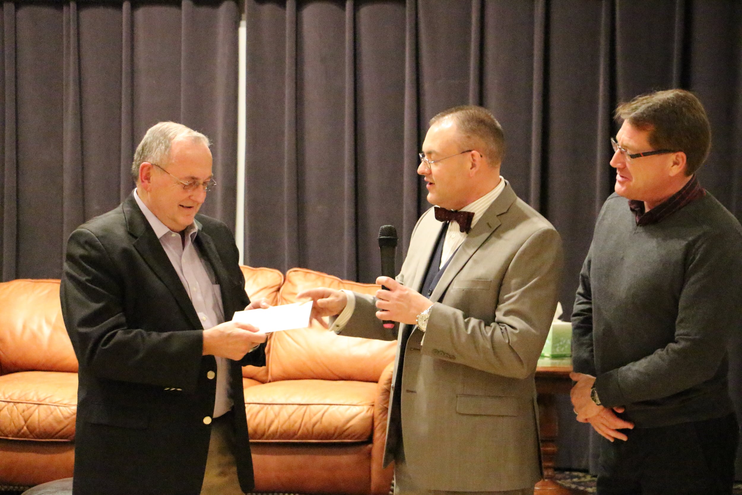 Curt with Jeffrey Coleman and Chuck Sederstrom III