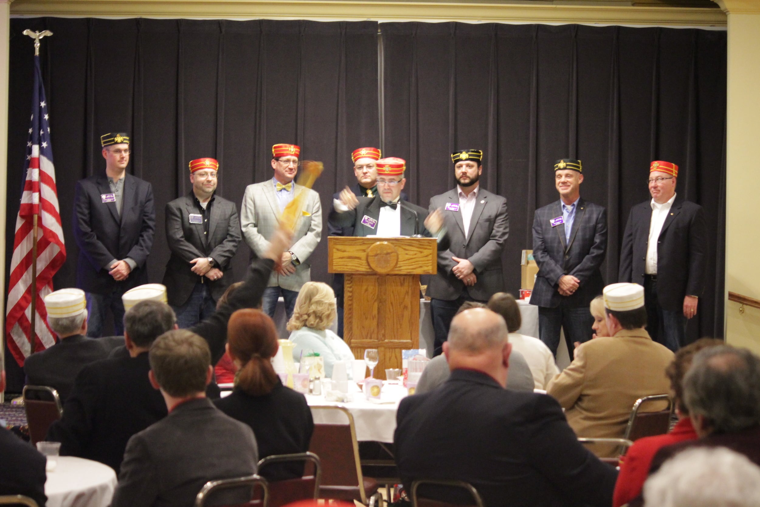 The 2015 Lodge of Perfection officers, our emcees for the evening.