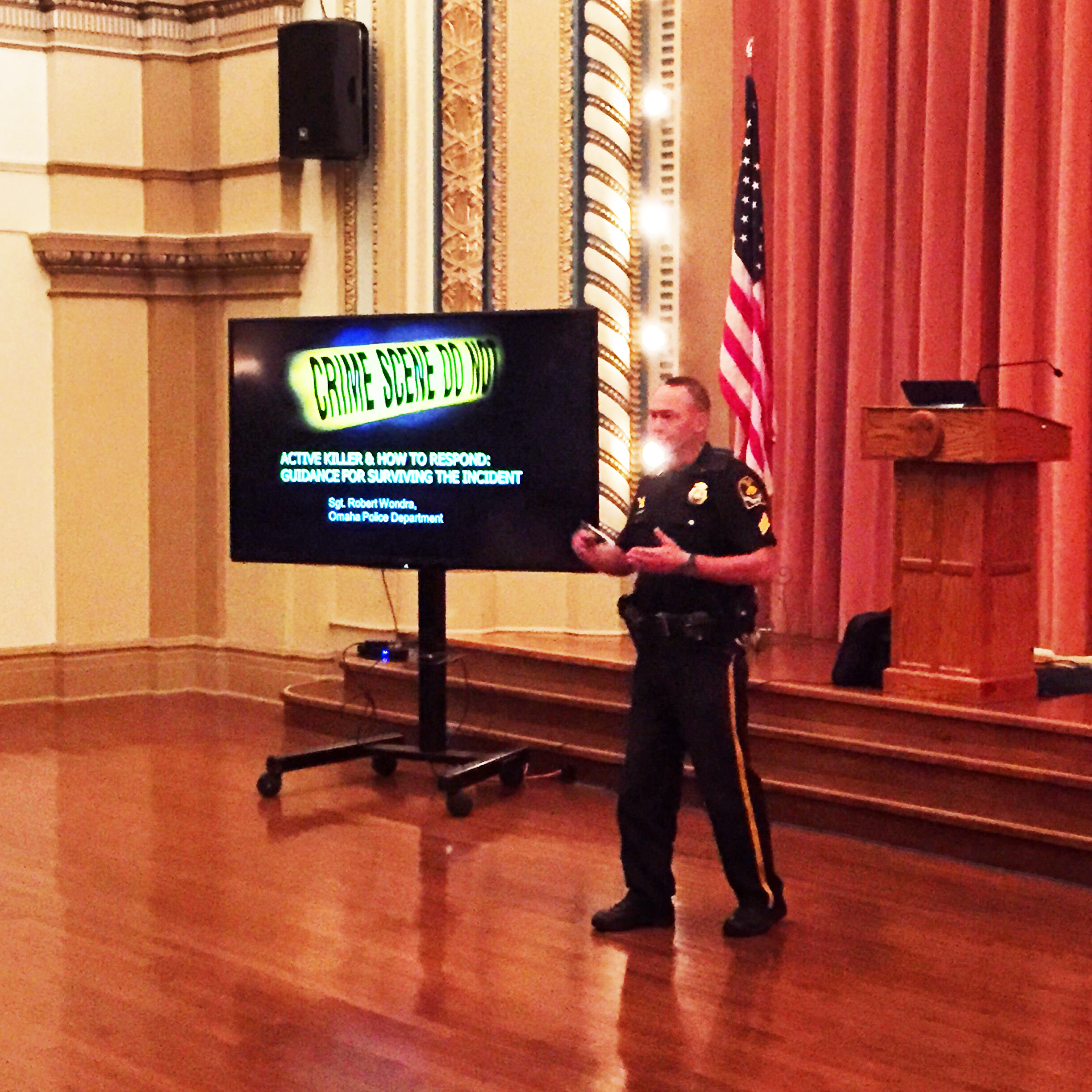Omaha Police Department Sgt. Robert Wondra discusses 'Active Killer' Situations