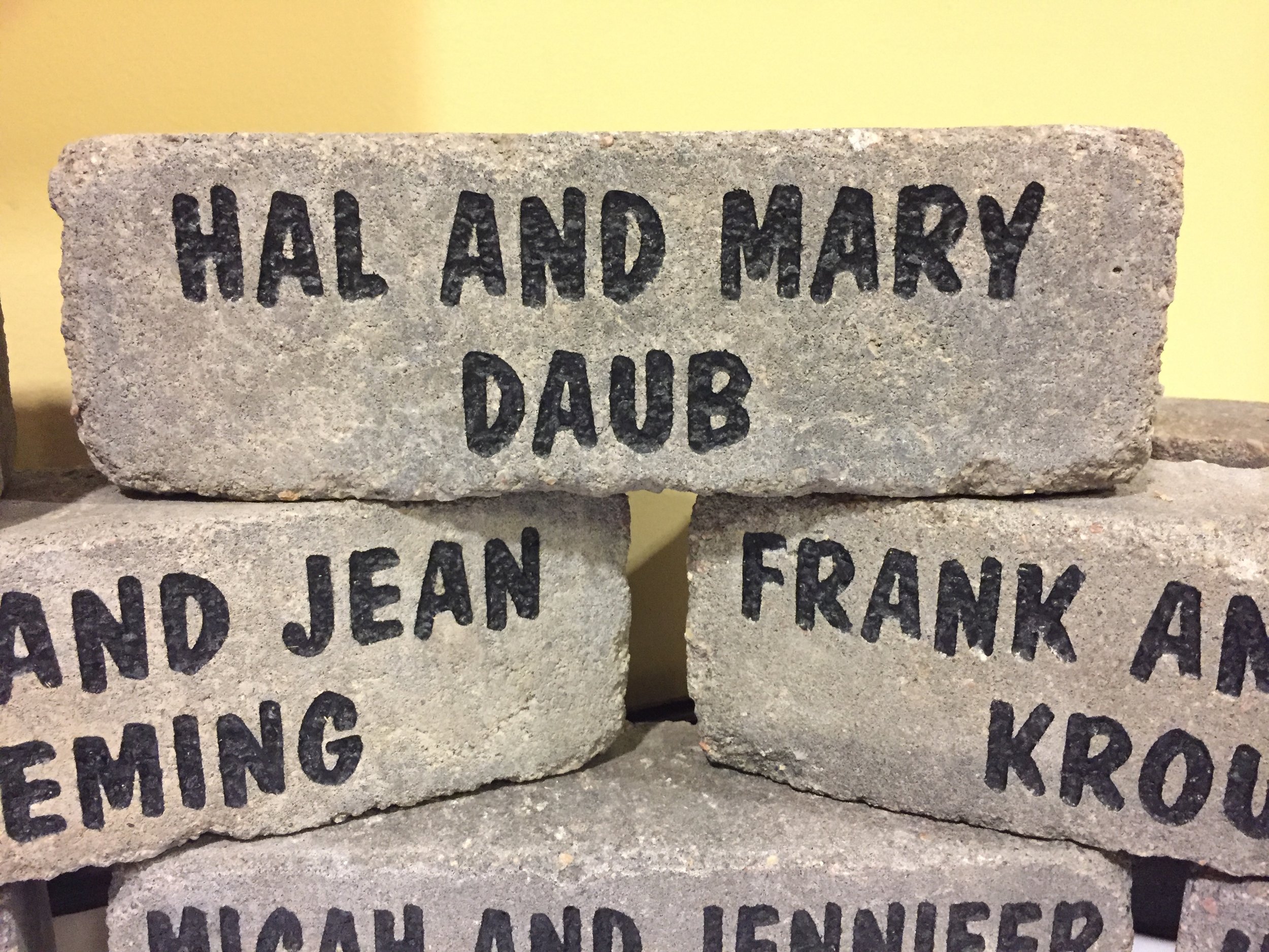 Engraved bricks are the perfect way to both support the Scottish Rite and recognize you or your loved ones.