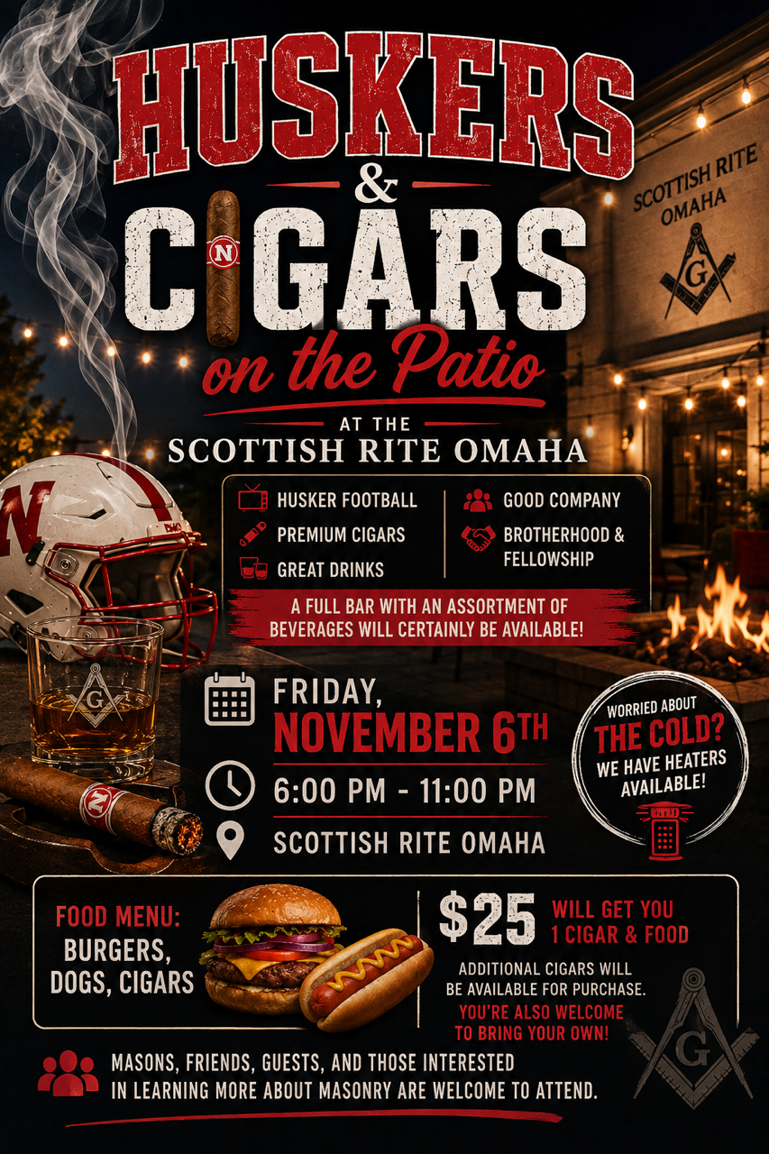 Huskers and Cigars ad - 11/6/2026