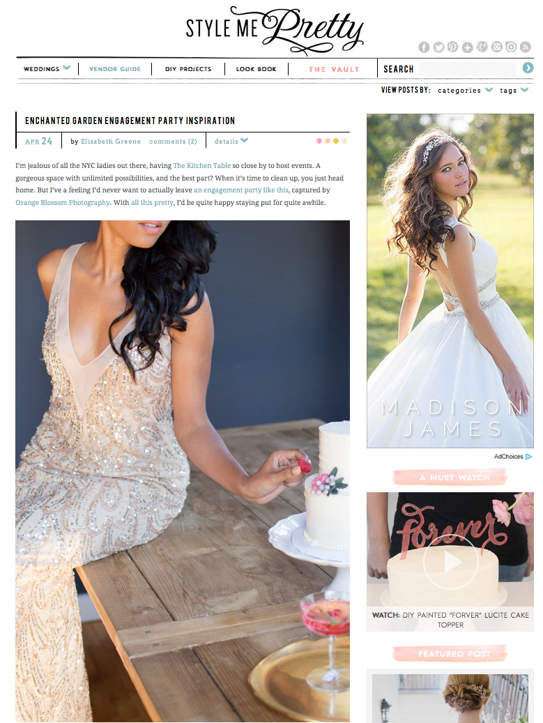 food styling/ floral design: Judy Kim, photo: orange blossom photography
