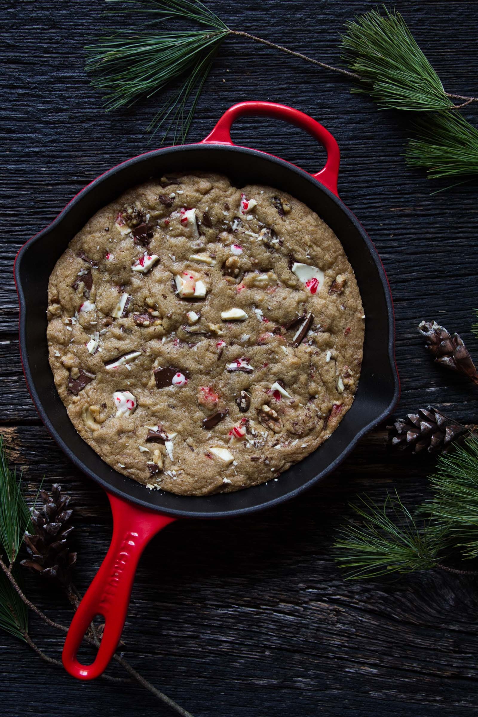 The Judy Lab Peppermint Bark Skillet Cookie.jpeg
