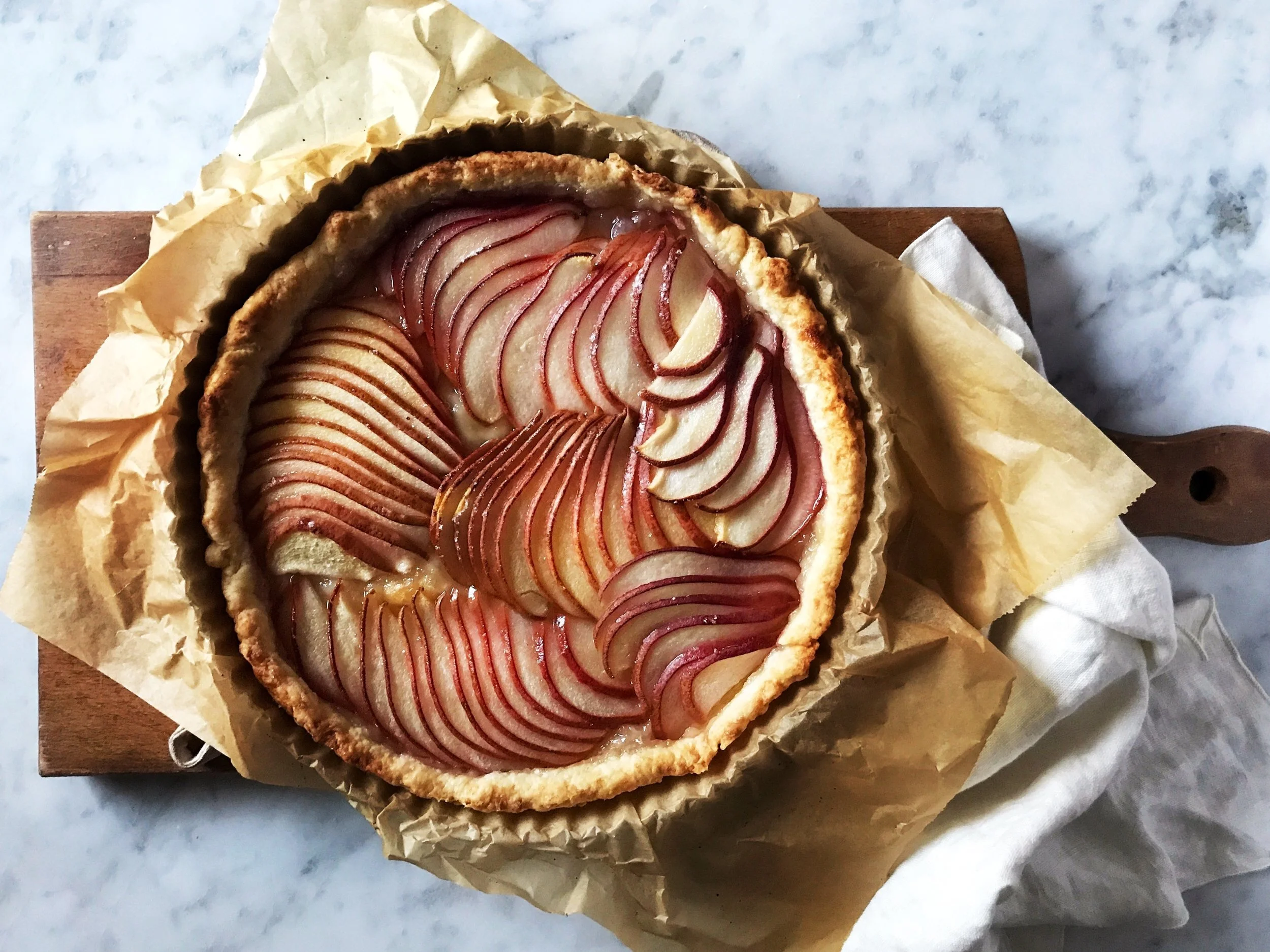 Rustic Pear Tart