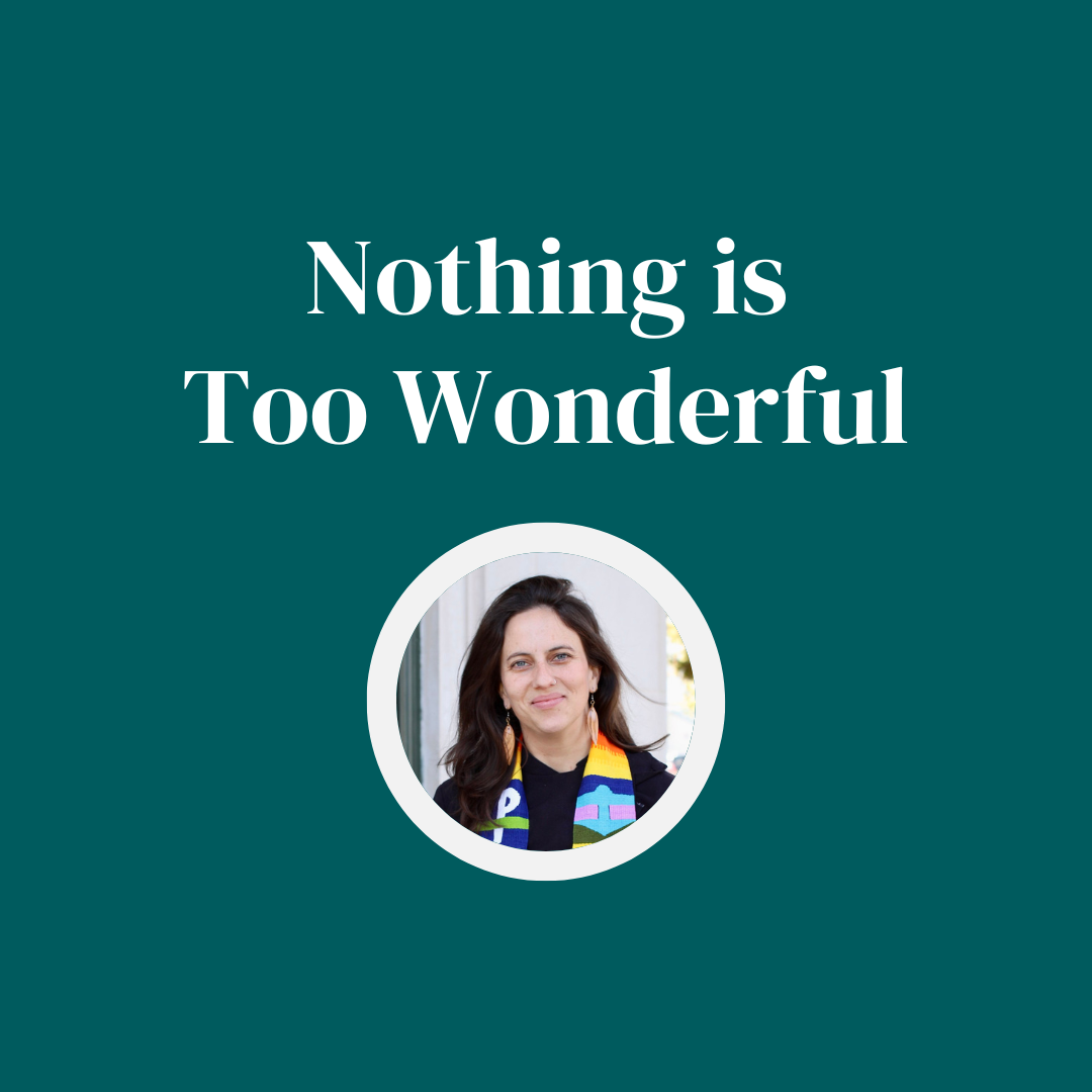 Nothing is Too Wonderful
