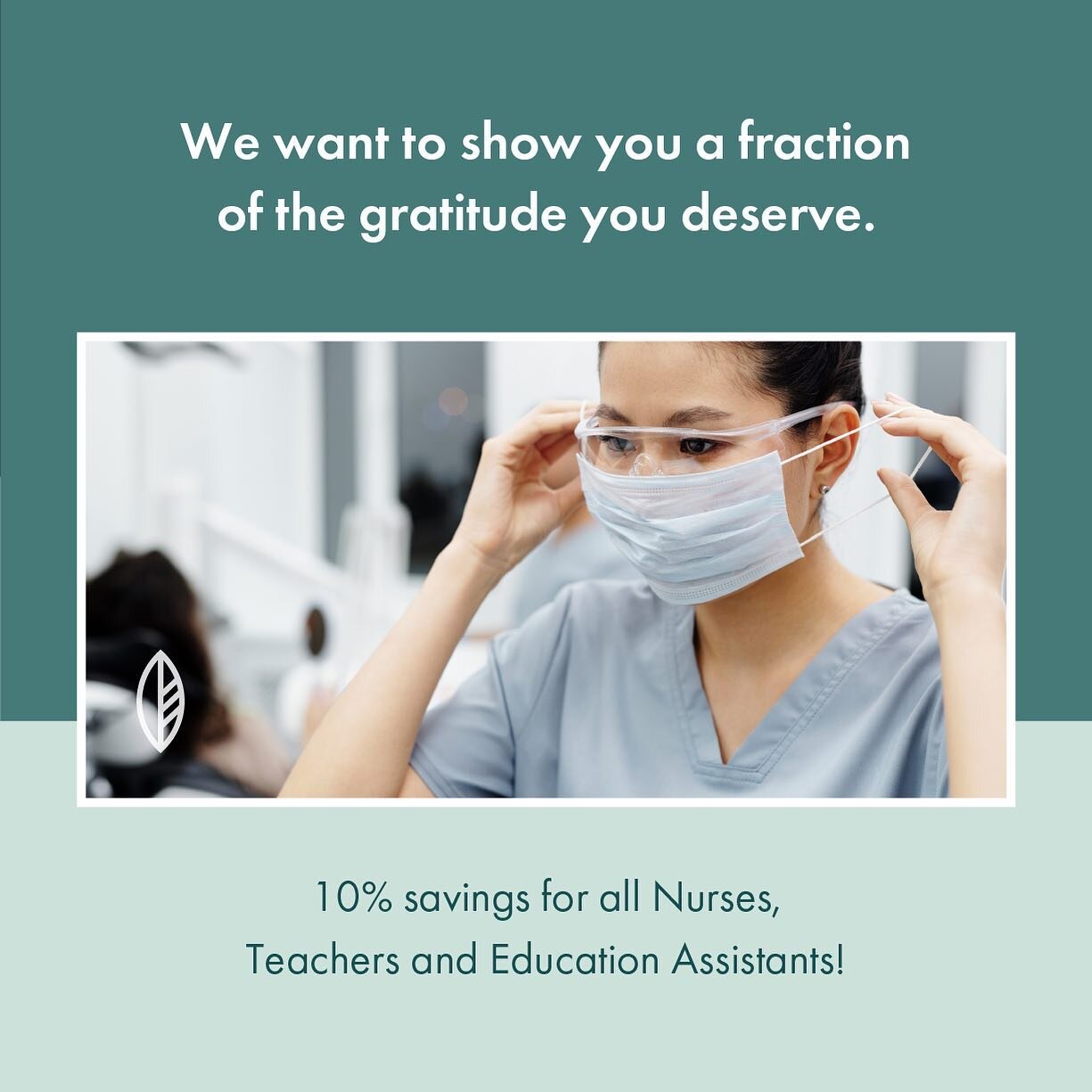 Attention all Nurses, Teachers and Education Assistants! 👩&zwj;⚕️
&bull;
Your noble sacrifices for our communities, our children, and our loved ones is exemplar of Karmic Yoga - &quot;selfless action performed for the benefit of others.&quot; We wan