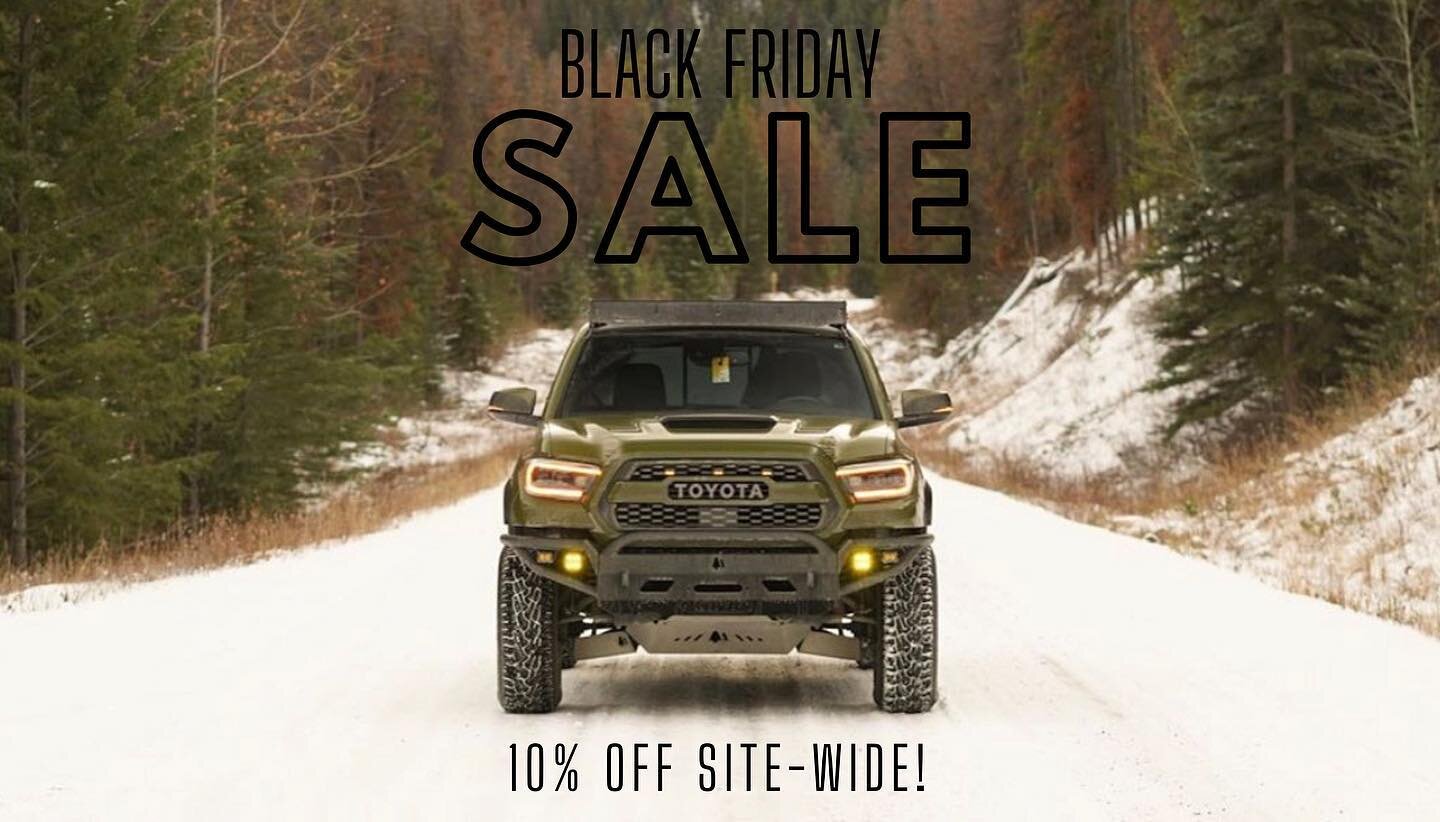 Our 💥BLACK FRIDAY SALE💥 is now EXTENDED!!!
⁣
10% off site-wide until midnight (PST) on MONDAY 🎉
⁣
📷 by @notsostocko 
⁣
.⁣
.⁣
.⁣
.⁣
.⁣
.⁣
.⁣
#tacoma #4runner #toyota #jeep #wrangler #offroad #offroading #greenlaning #overlanding #overland #taco #t