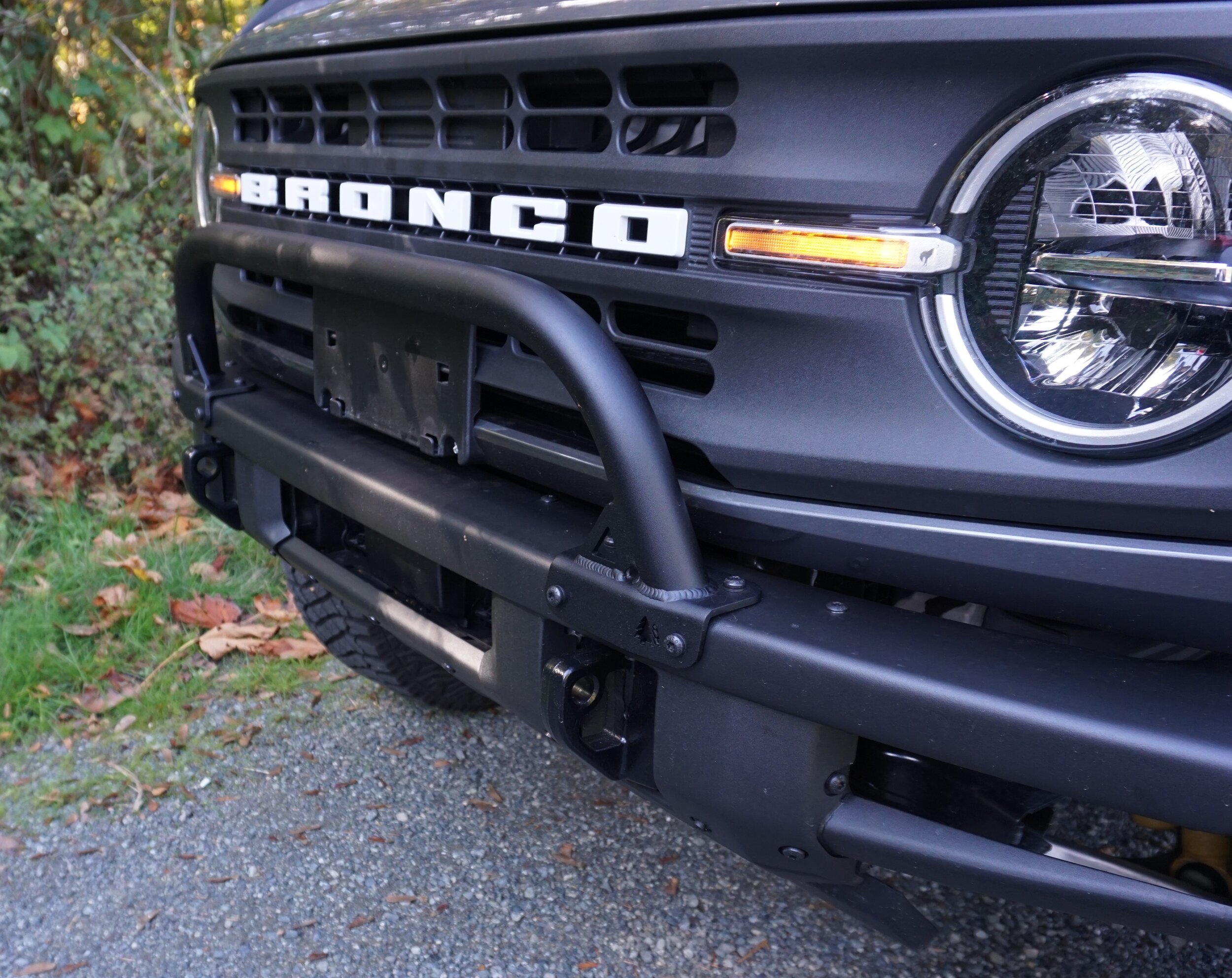 2021+ BRONCO ALUMINUM GRILLE GUARD — GREENLANE OFFROAD