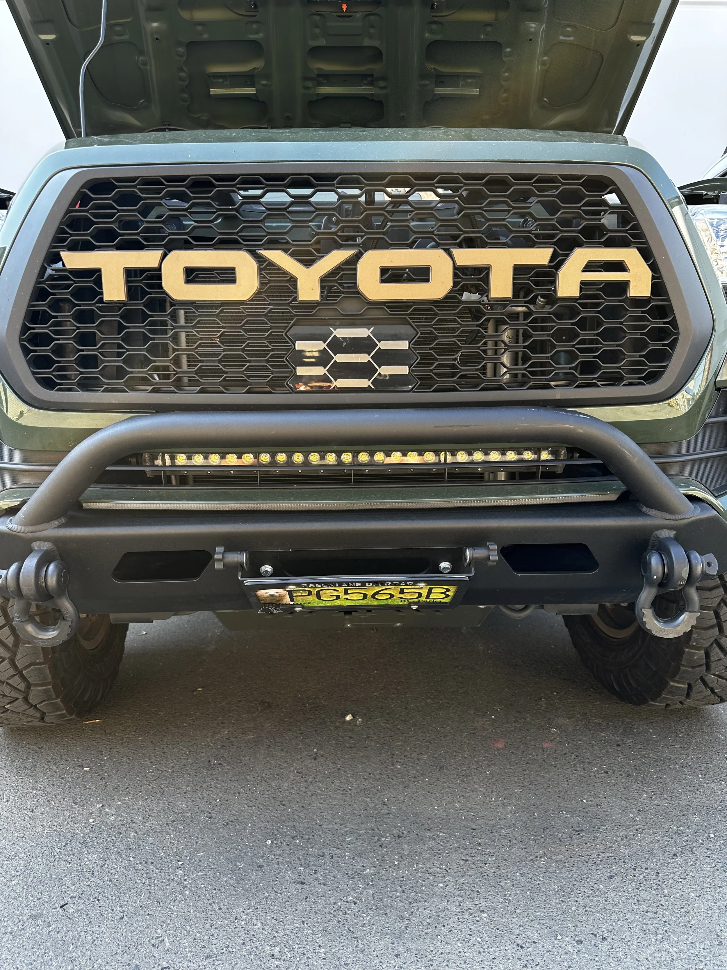 GRILLE LIGHT BAR BRACKET SET — GREENLANE OFFROAD
