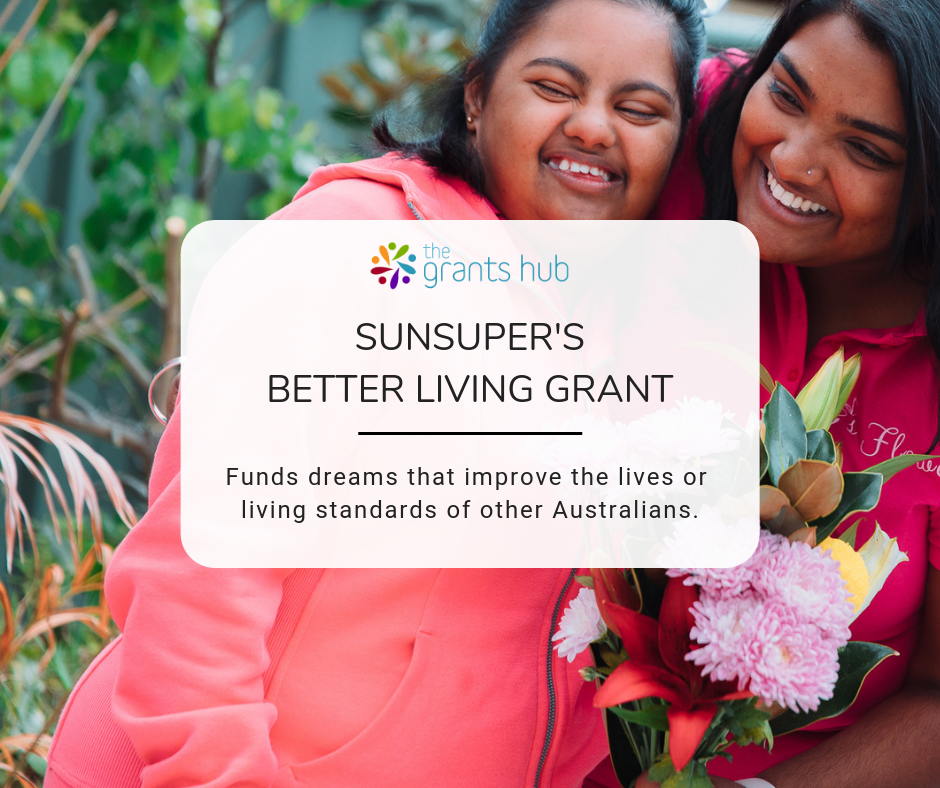 And don’t forget to check out our Grant of the Week from Sunsuper!