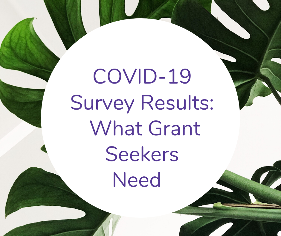 COVID-19 Survey Results: What Grant Seekers Need