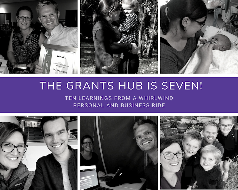 The Grants Hub is Seven!