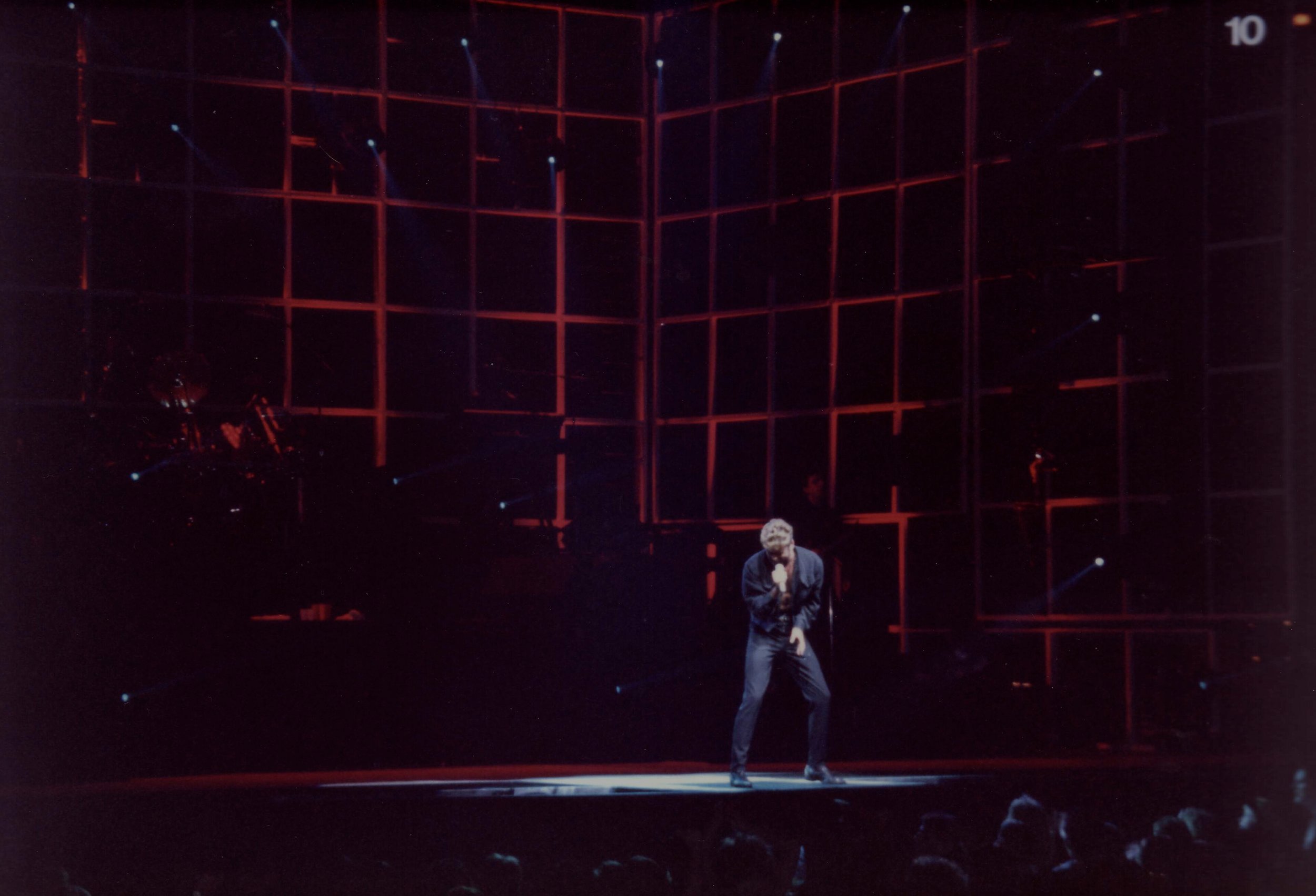 Photo I took at the opening night of the Faith tour in Washington DC, August 6, 1988.