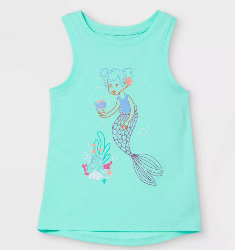  Graphic tank for Cat &amp; Jack for Target 2022 