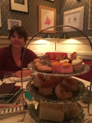 Me and a whole load of cake!
