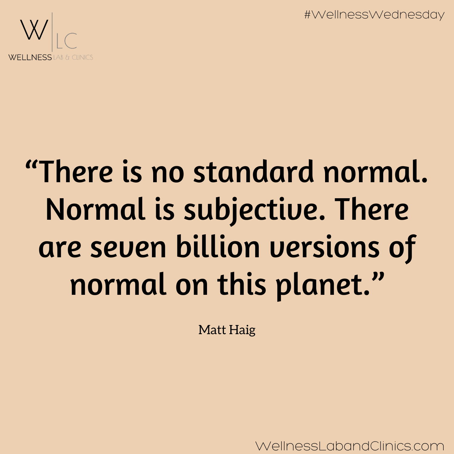 WELLNESS WEDNESDAY: What Is Normal? — Wellness Lab & Clinics