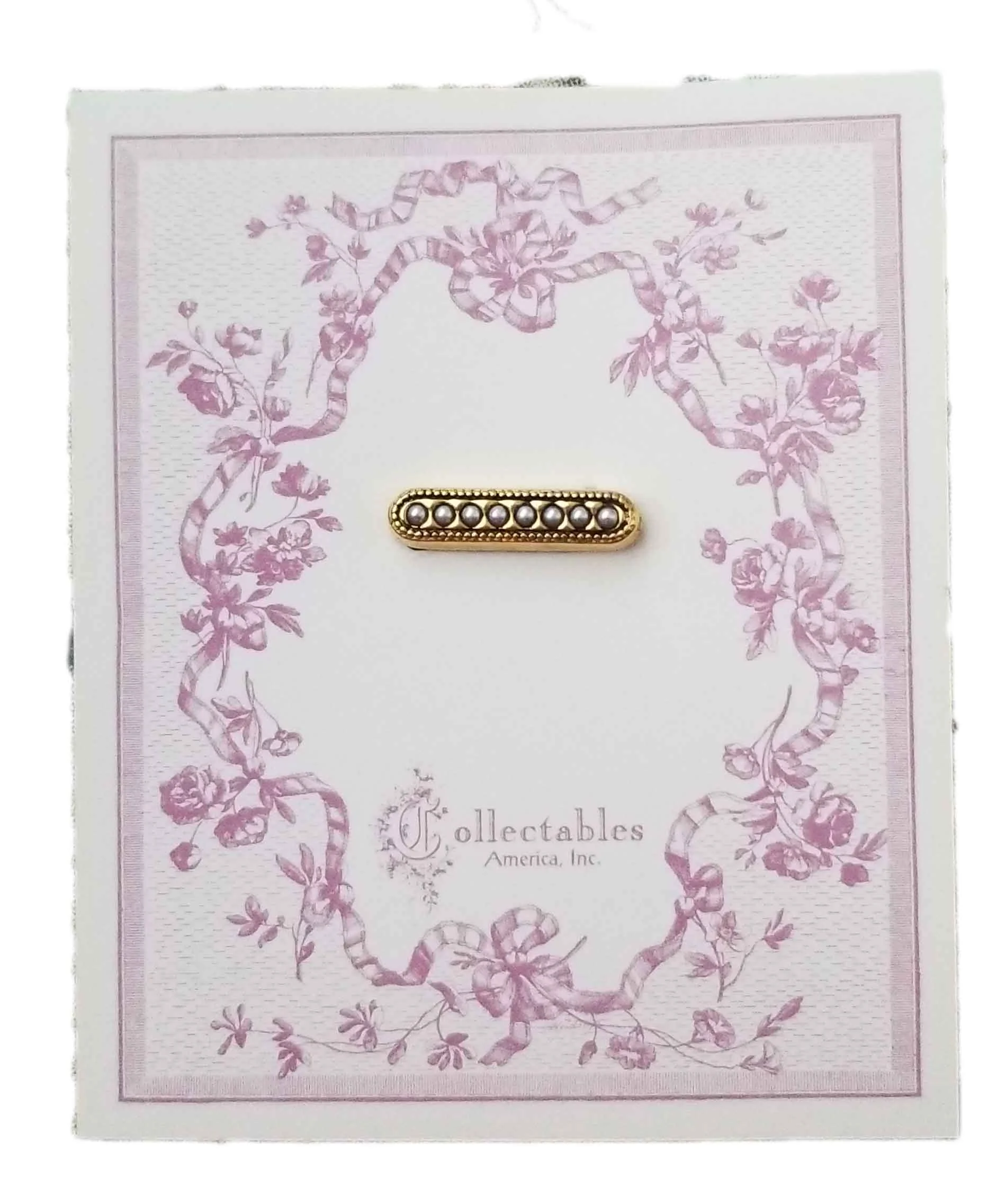 Pearl Baby Bar Pin Christening