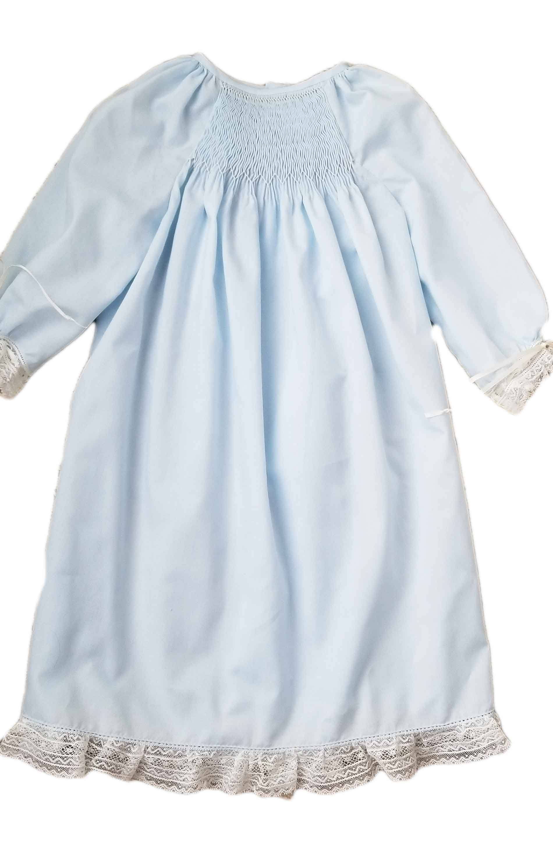 monogrammed newborn gowns