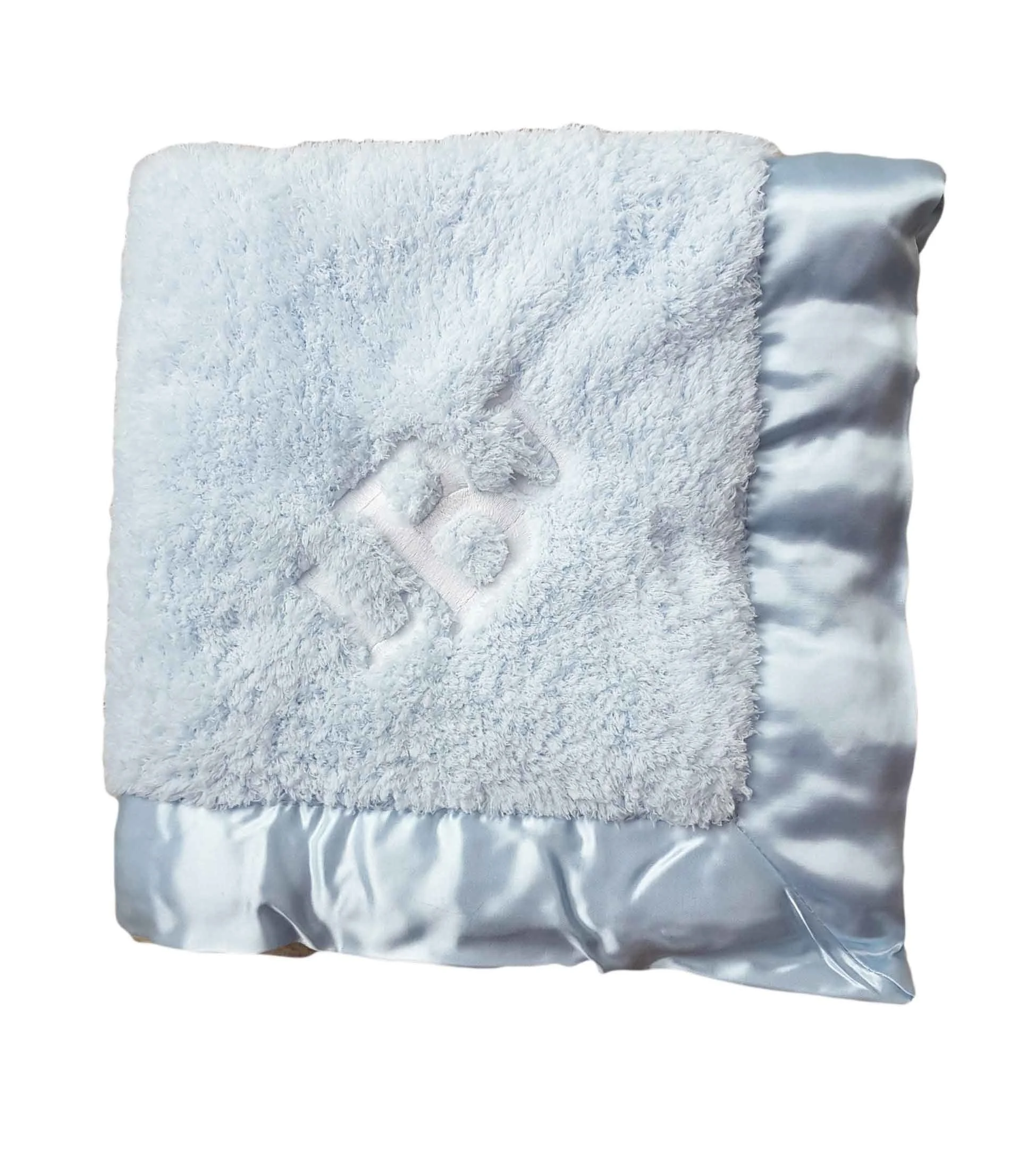 monogrammed little giraffe blanket