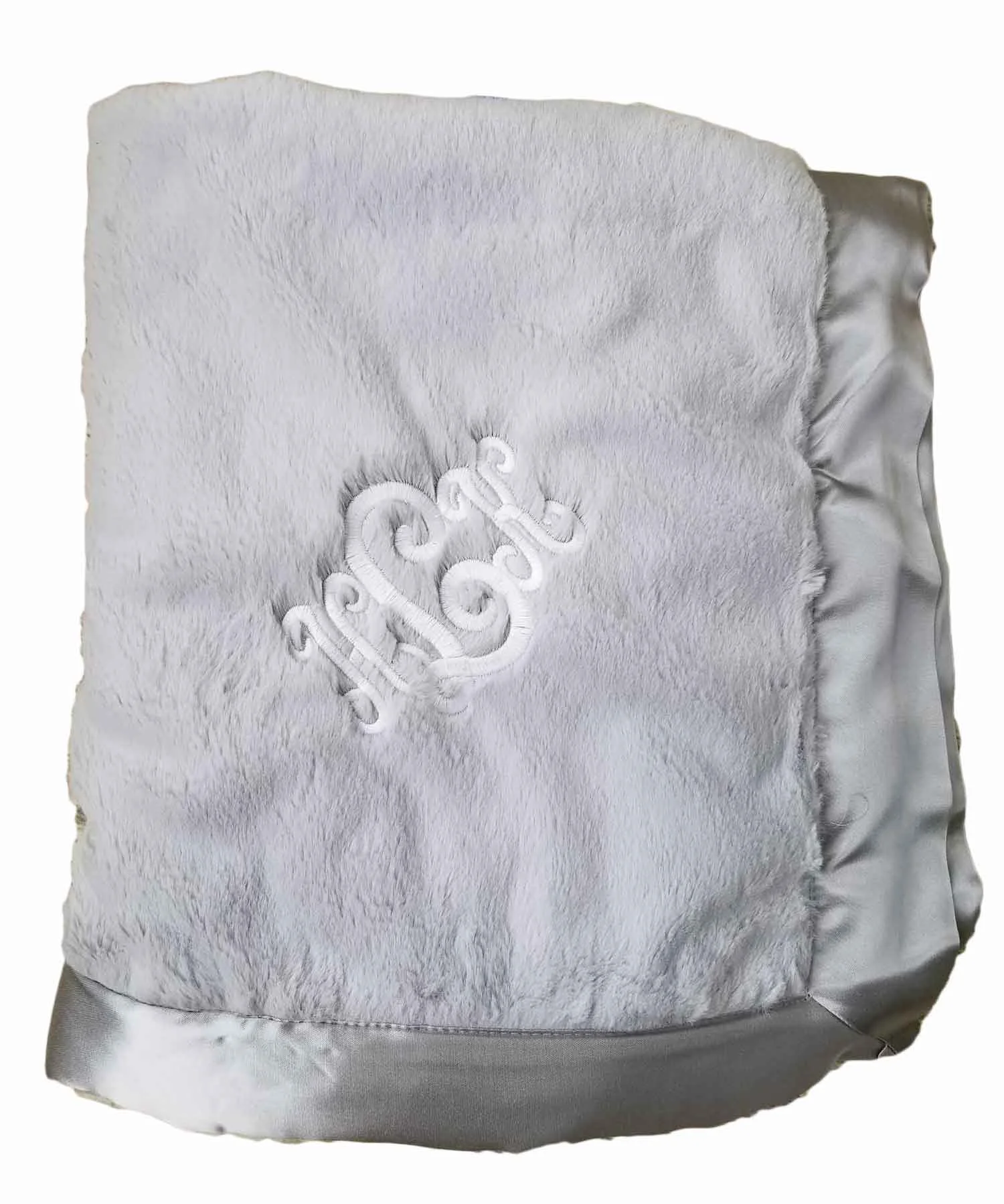 monogrammed little giraffe blanket