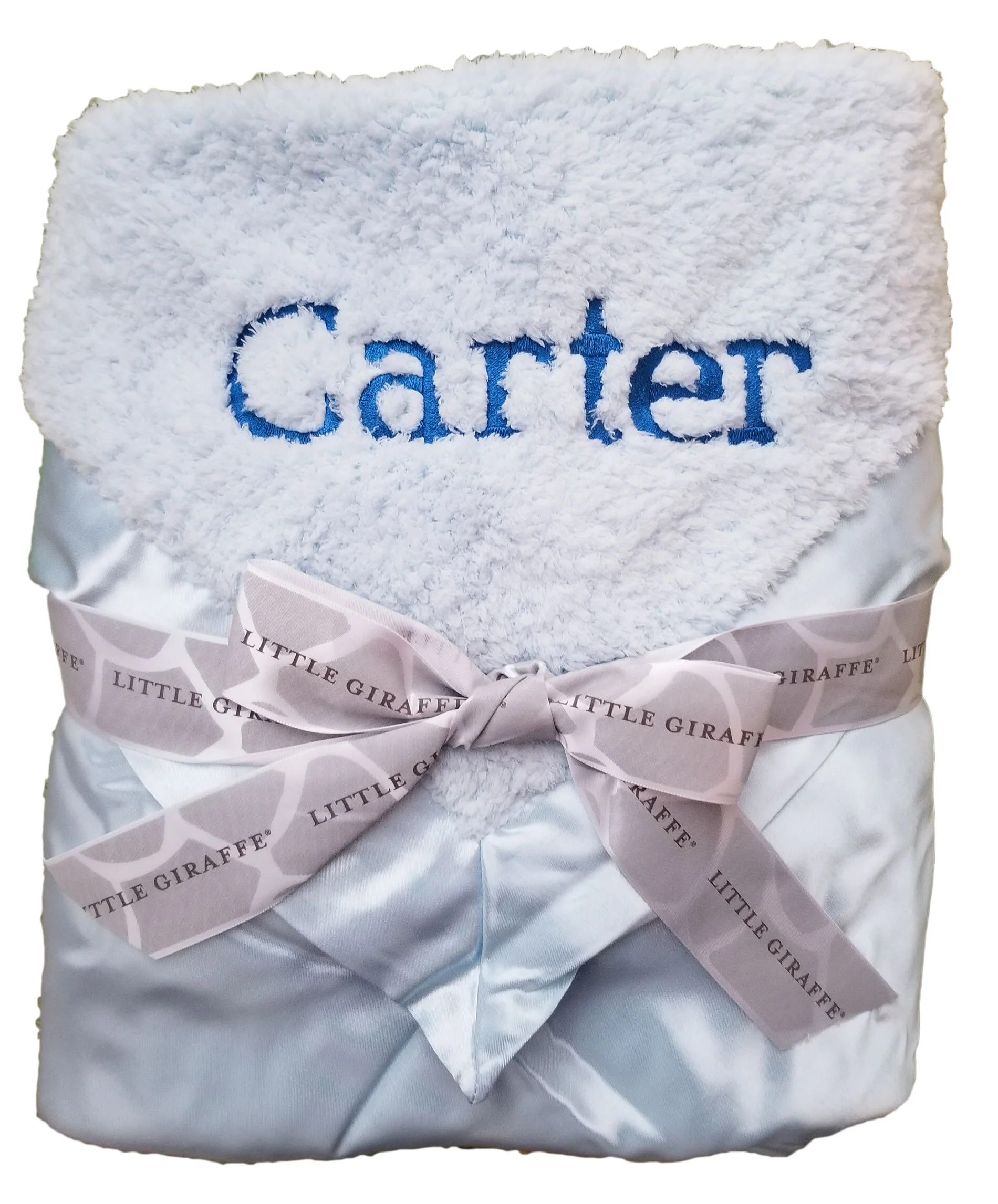 little giraffe personalized blanket