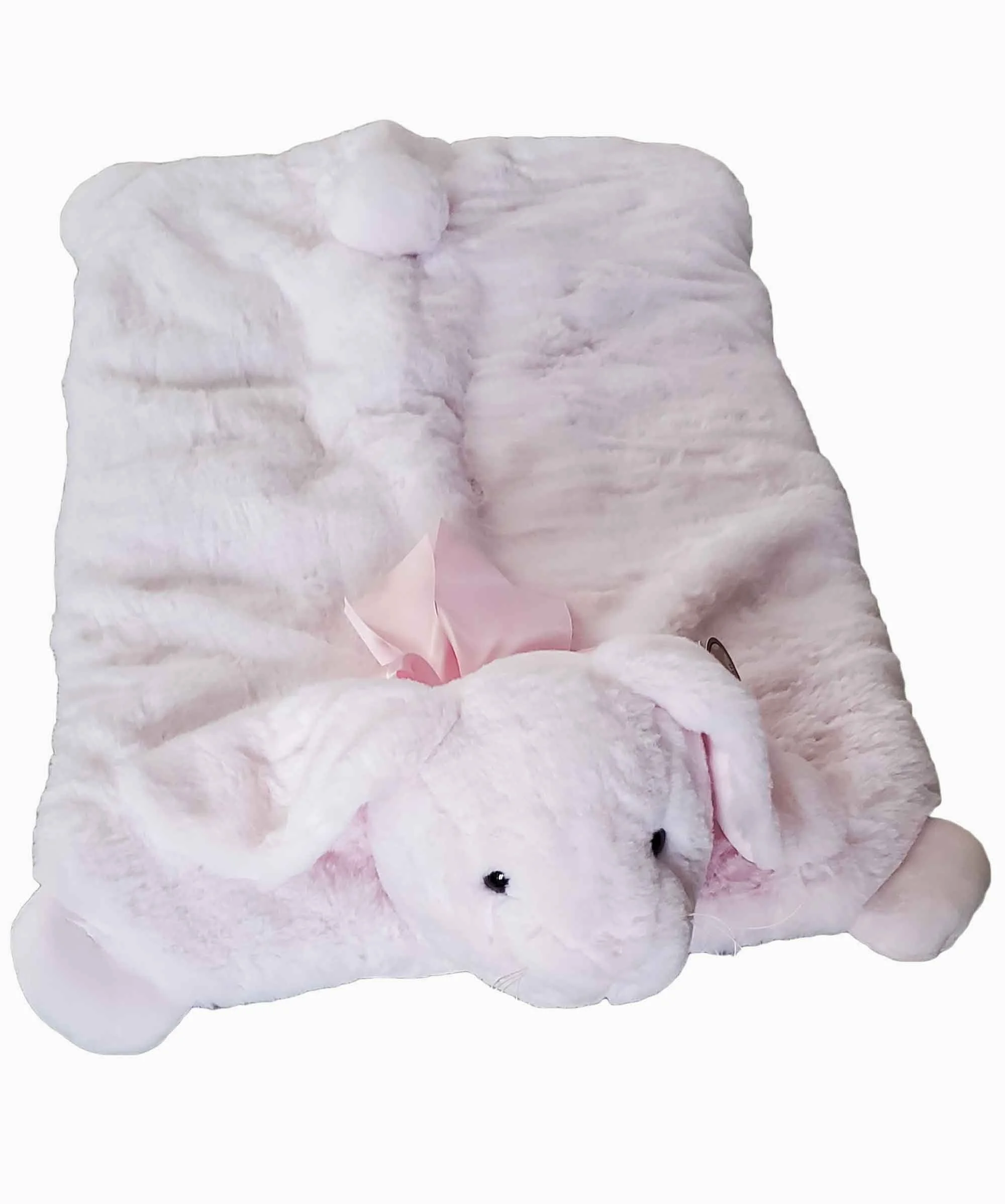 pink bunny security blanket