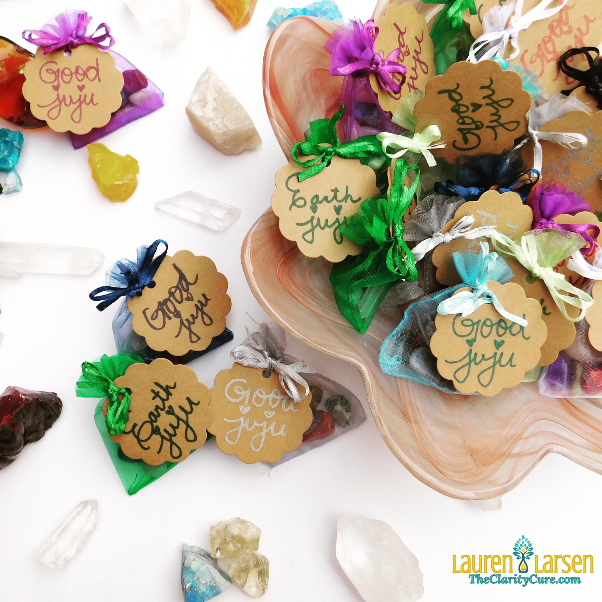 Good Vibes, Good Juju Gem Bags