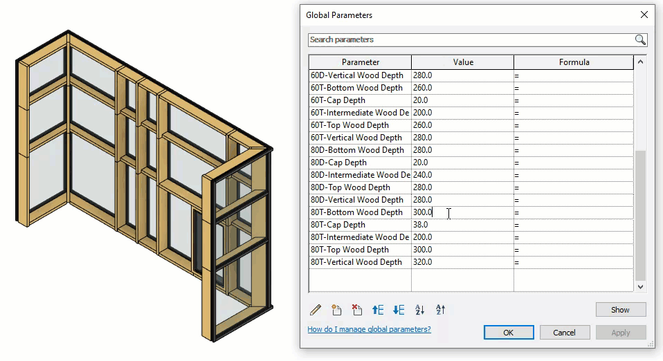 Timber Curtain Wall - Free Revit Family Download — REVIT PURE