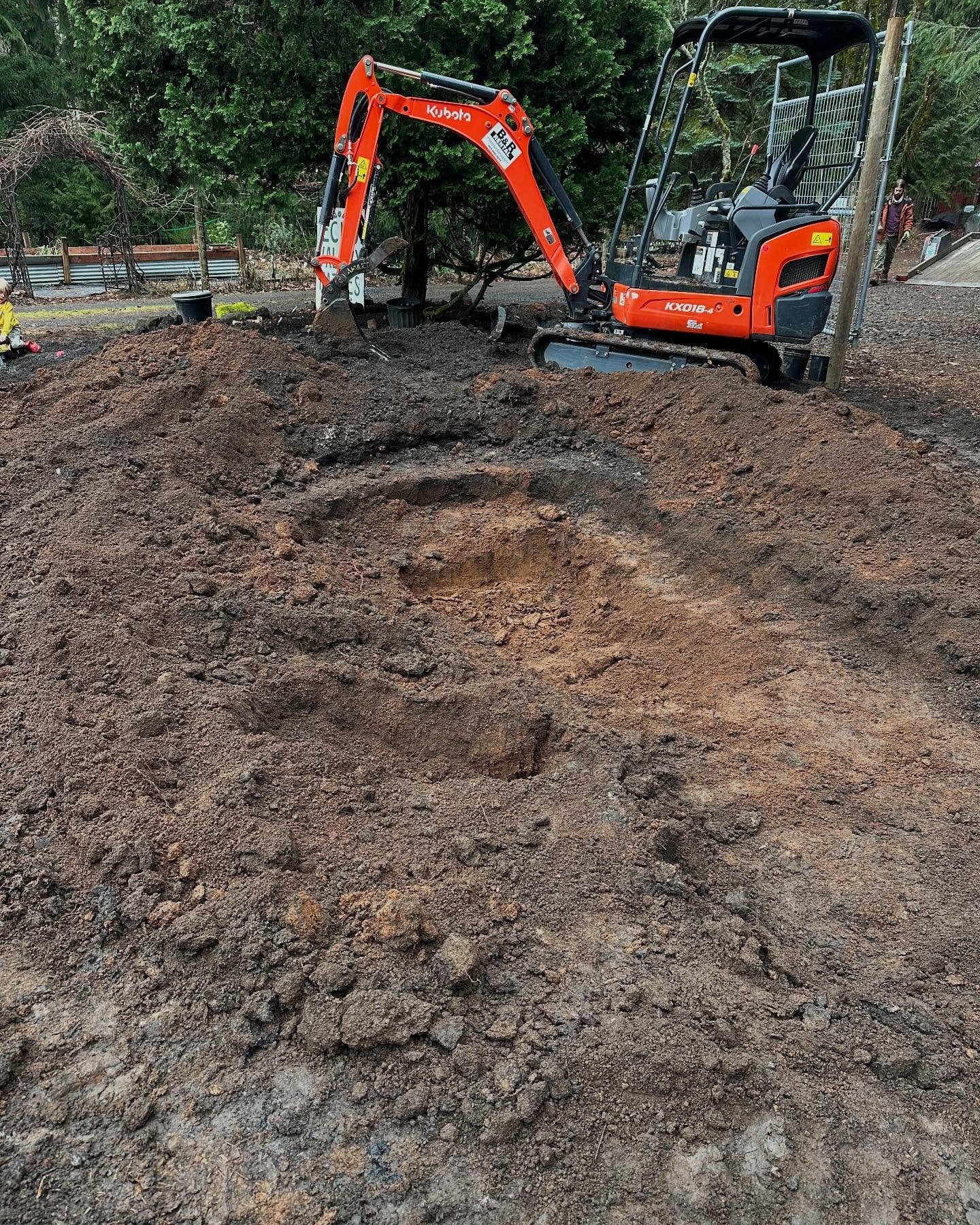 We have finally started on a long-awaited project at Echo Valley&mdash;a pond water feature!!

When we moved our nursery to Sandy in 2021, we started dreaming about all the fun things we could do with our new space. We loved our little frog pond made