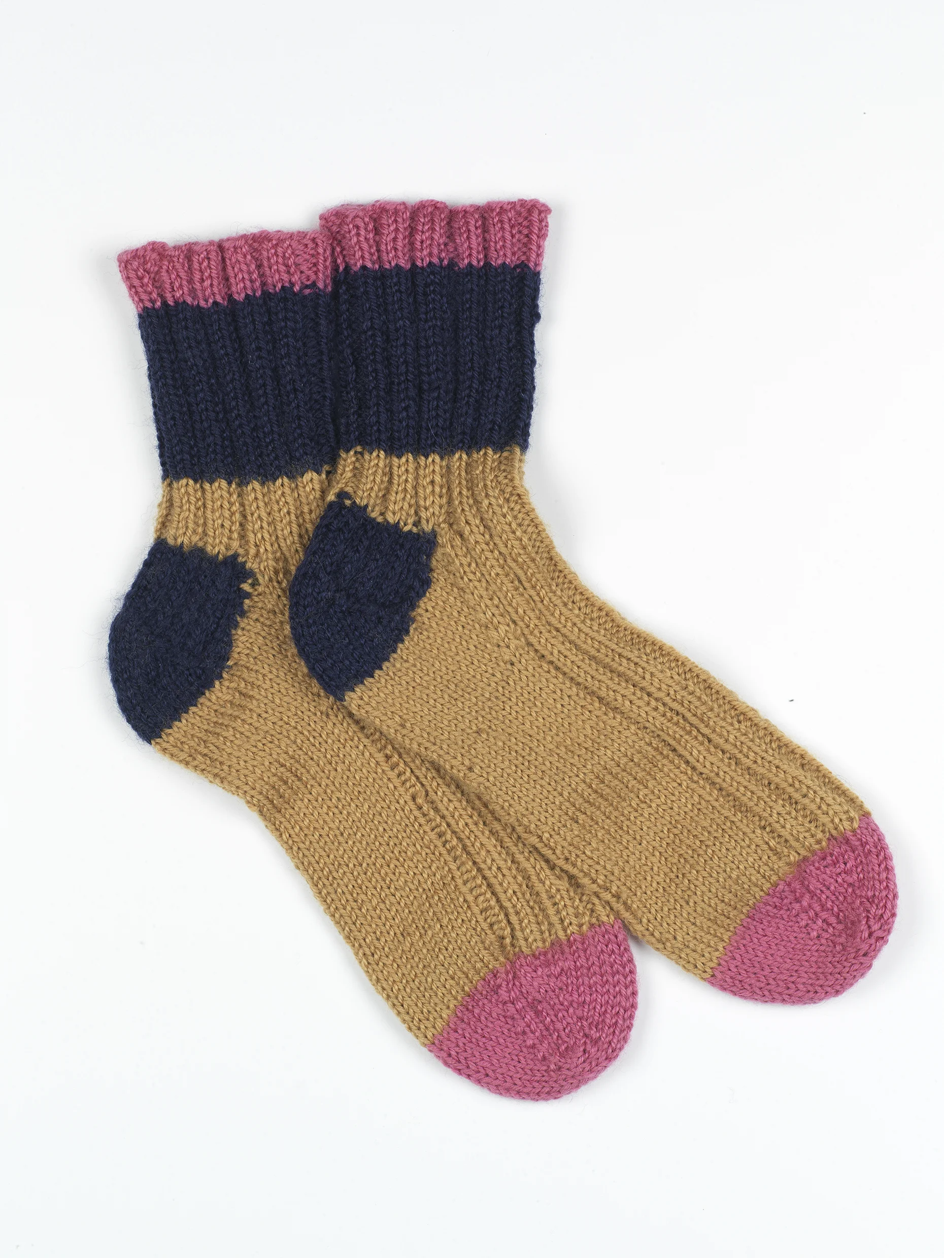 Striped Rib Socks