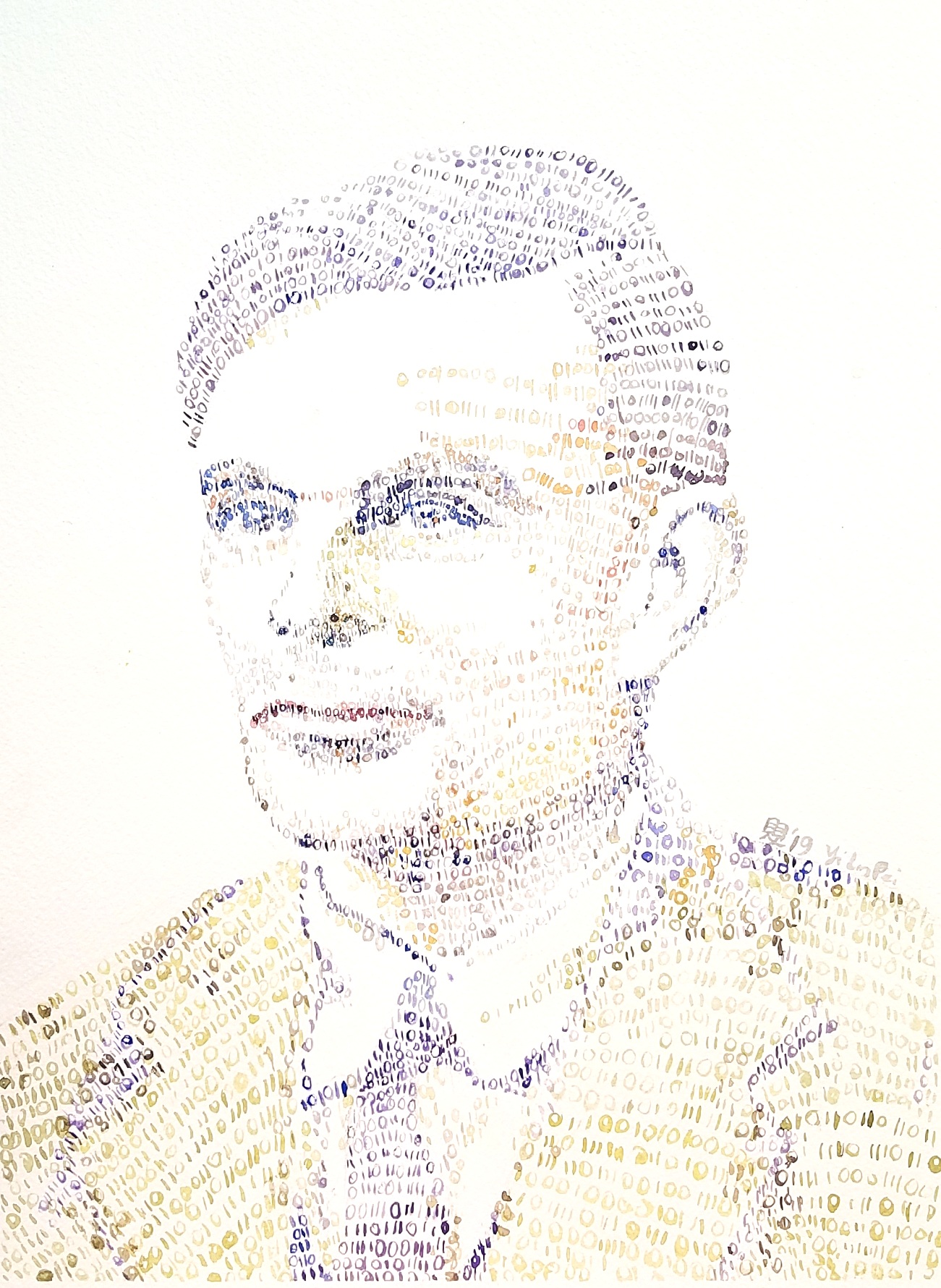 Alan Turing in Binary