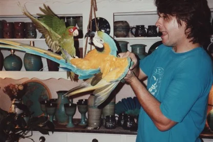 Marc playing with wally and bill