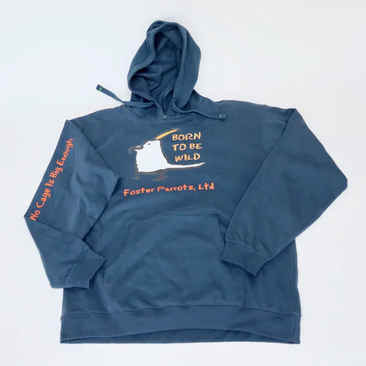 Born to be Wild Hoodie — Foster Parrots — The New England Exotic