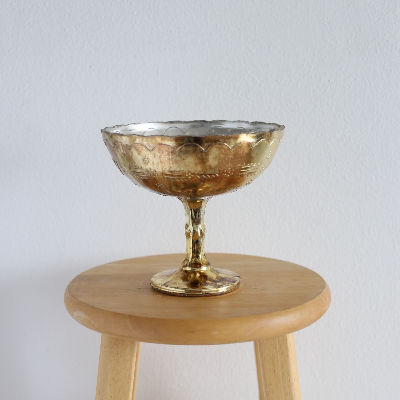 pedestal bowl 7" x 8"