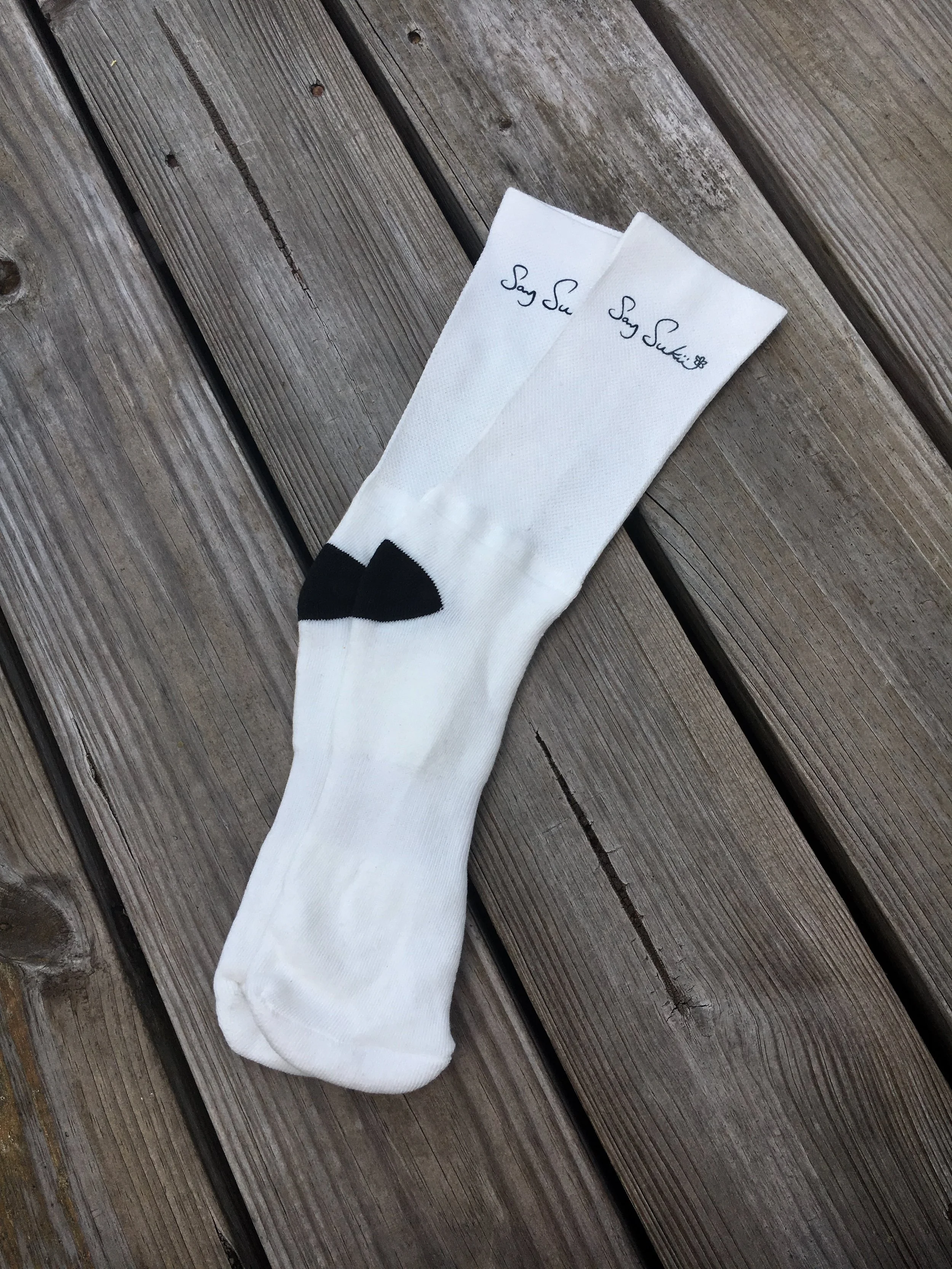 $22 LOGO SOCKS - WHITEPURCHASE NOW