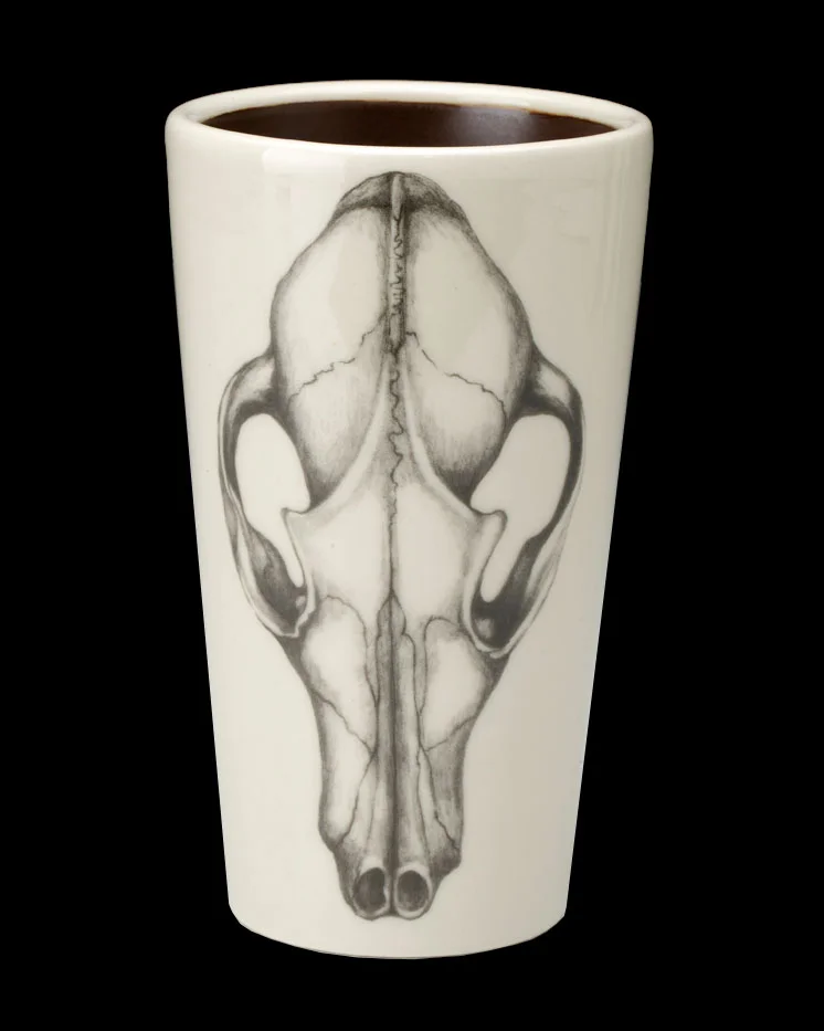 Fox Skull Tumbler Sacred Thistle