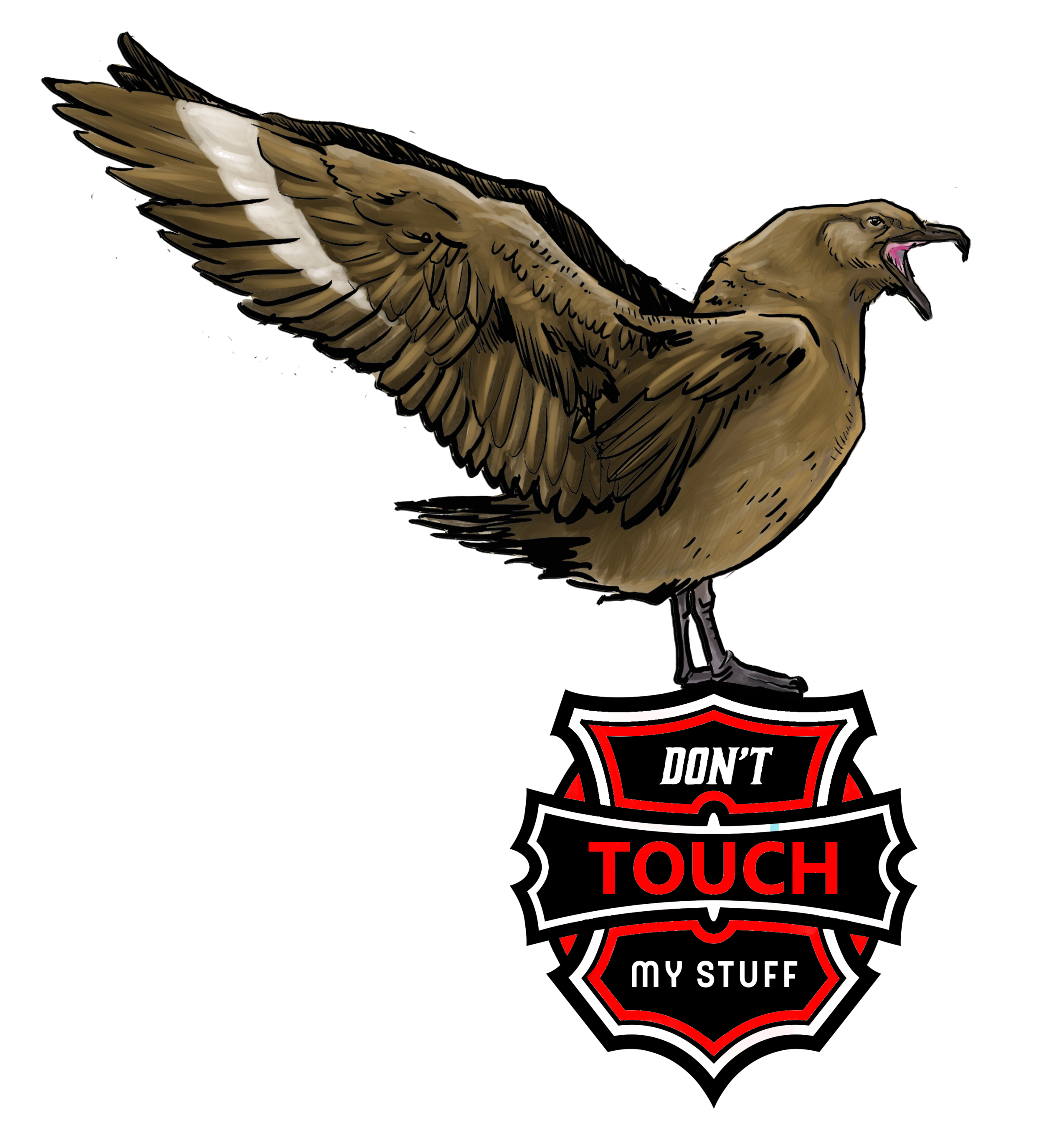 Skua sticker design