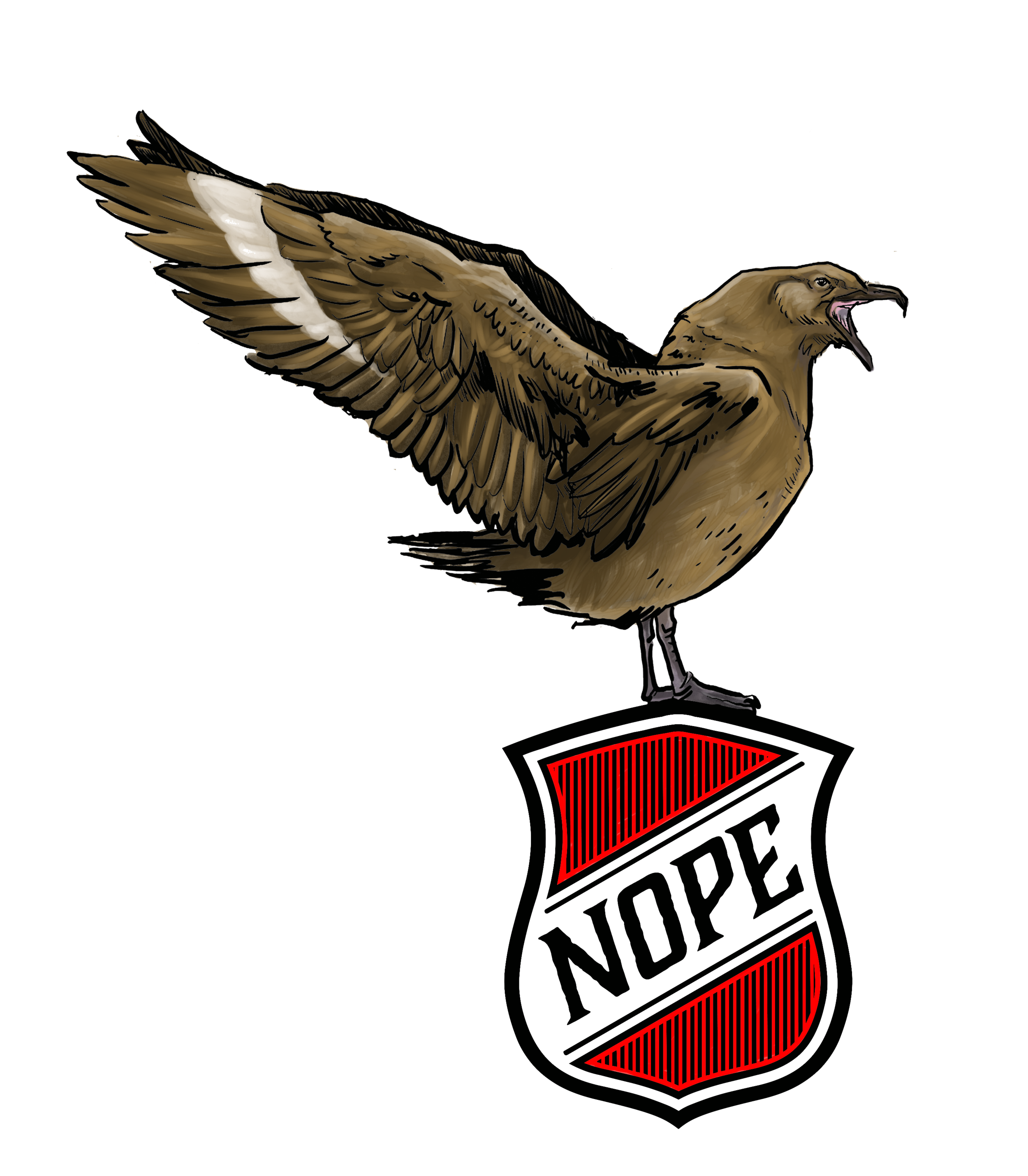 Skua Sticker Design 2