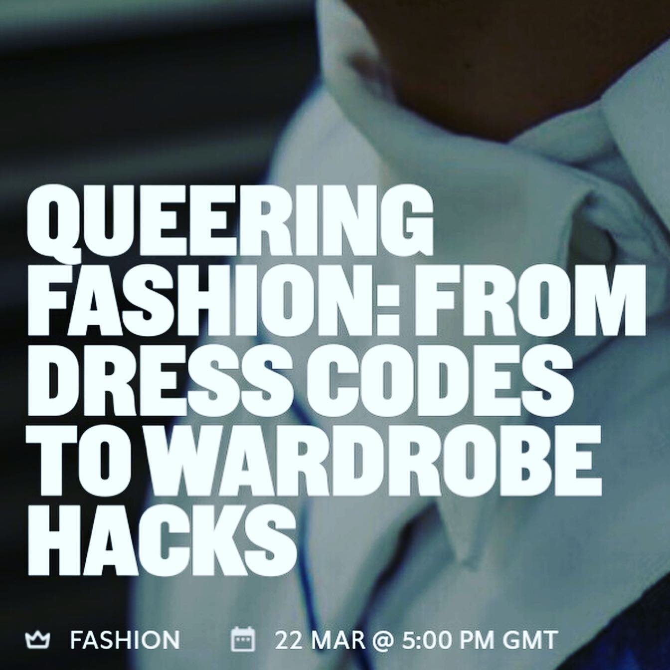 Eee very exciting news!! I will be teaching a my first workshop with @daisieapp on March 22. 

Queering fashion has been my ultimate nerd space the past few years, and I&rsquo;m super excited to lead this workshop to start to turn my research and pra