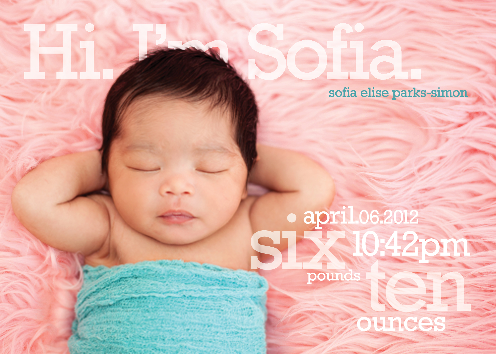 GRAPHIC :: Sofia Announcement