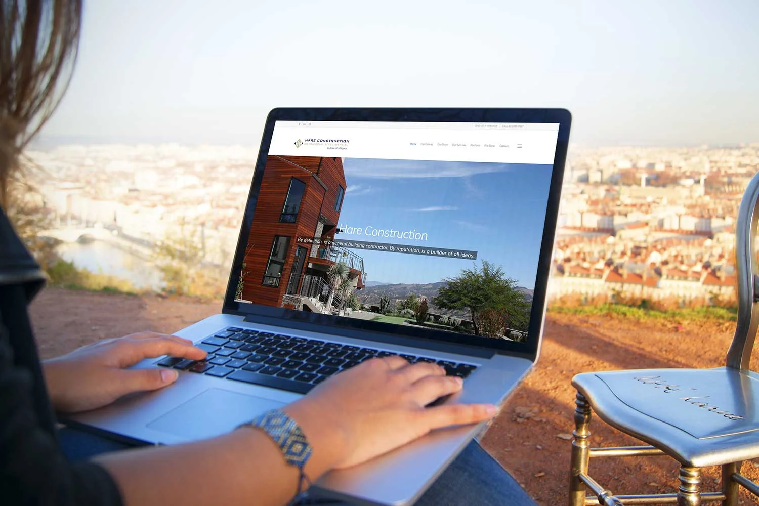 Hare Construction Website Re-design