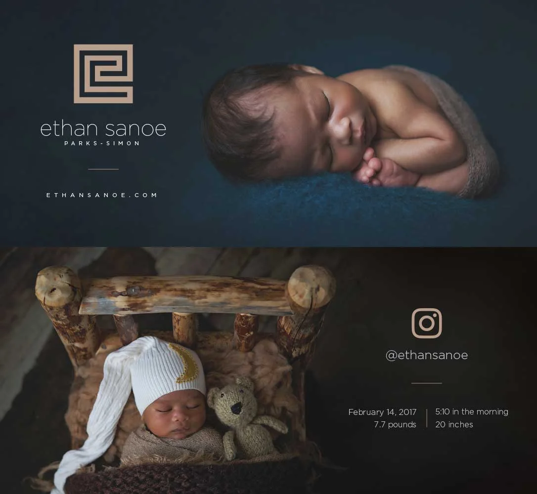ETHAN SANOE :: Baby Announcement